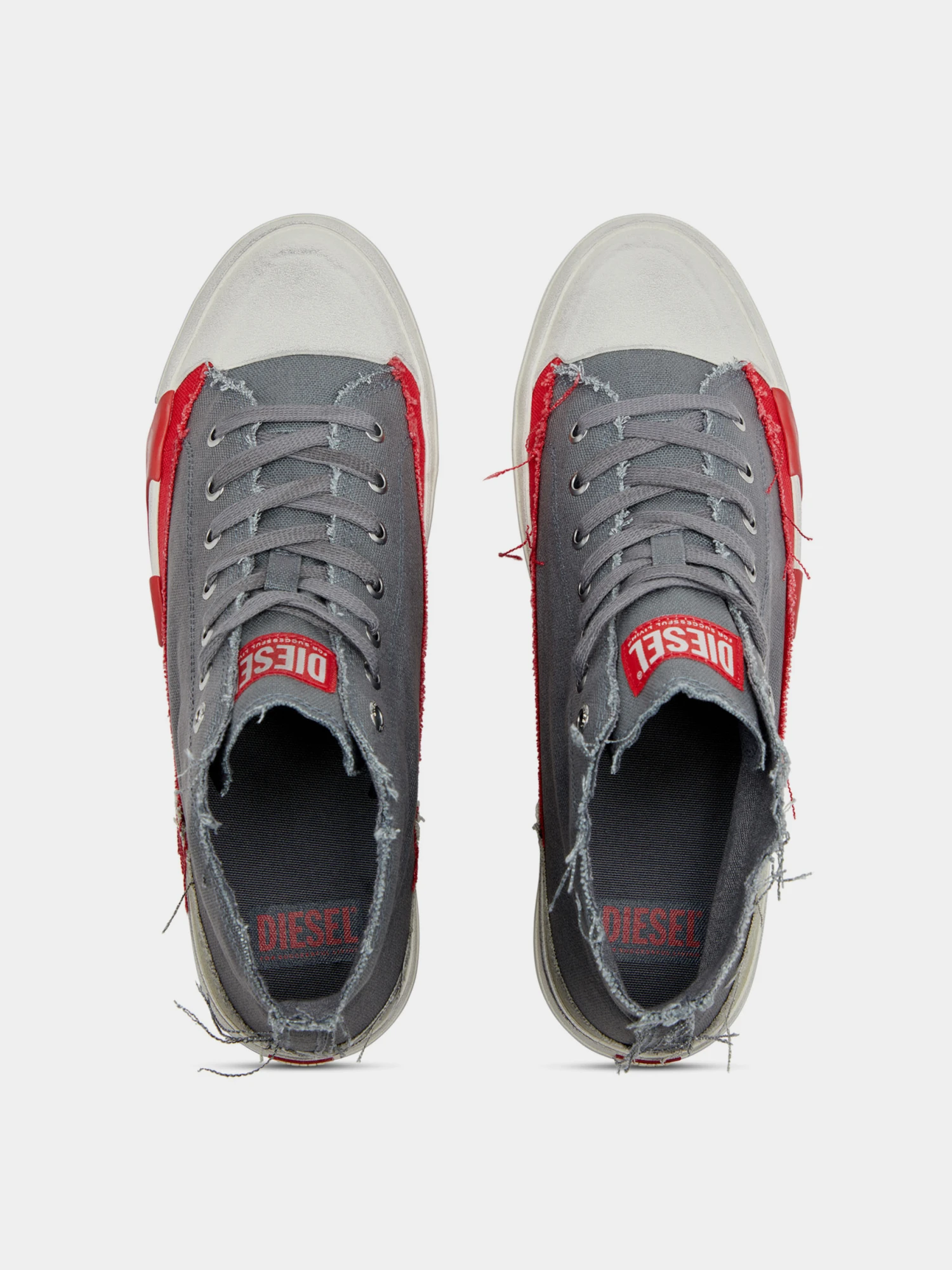 Кеды Diesel S-D-Verse Mid Grey/Red