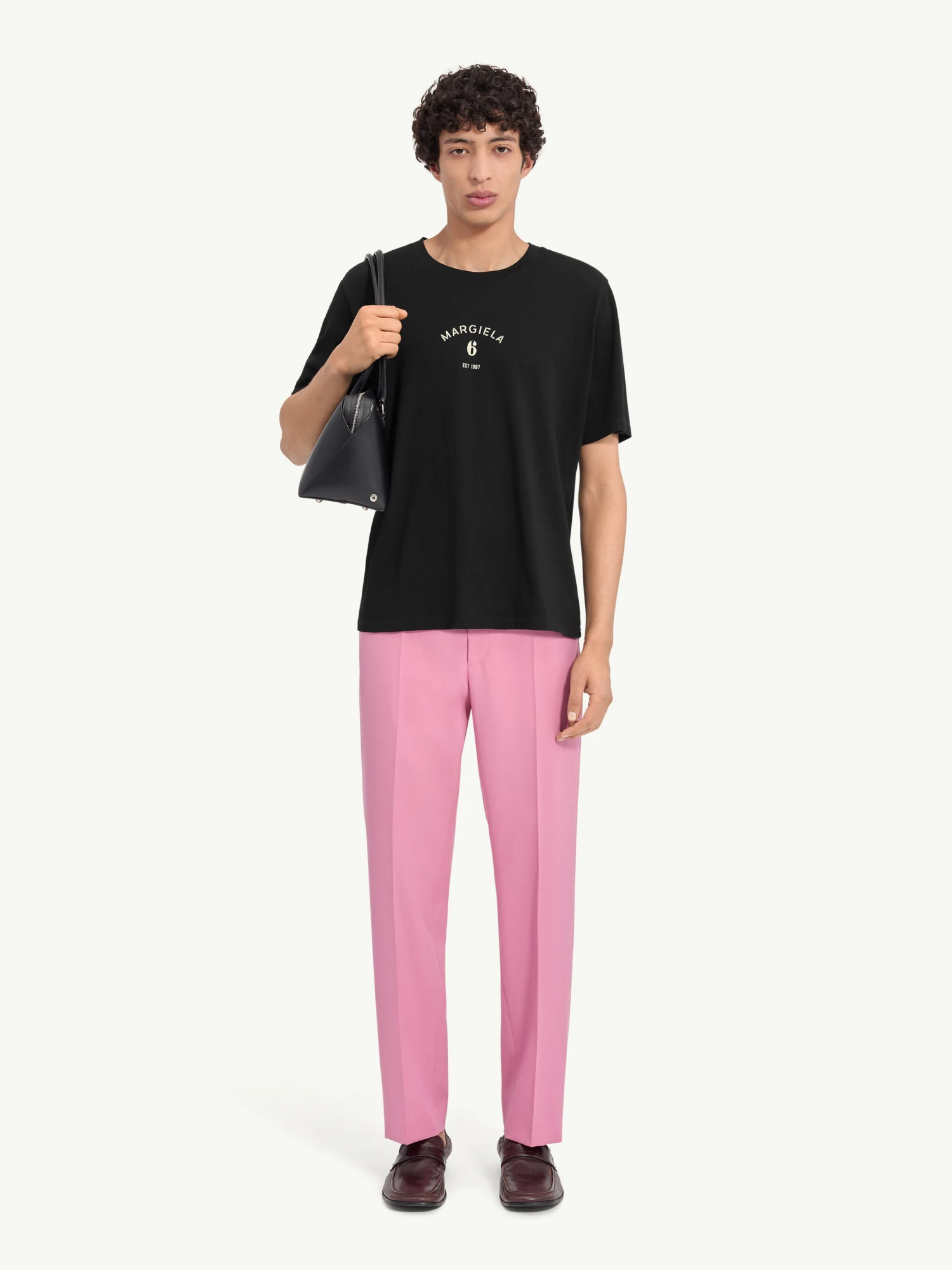 Футболка MM6 Maison Margiela Signature Logo Black