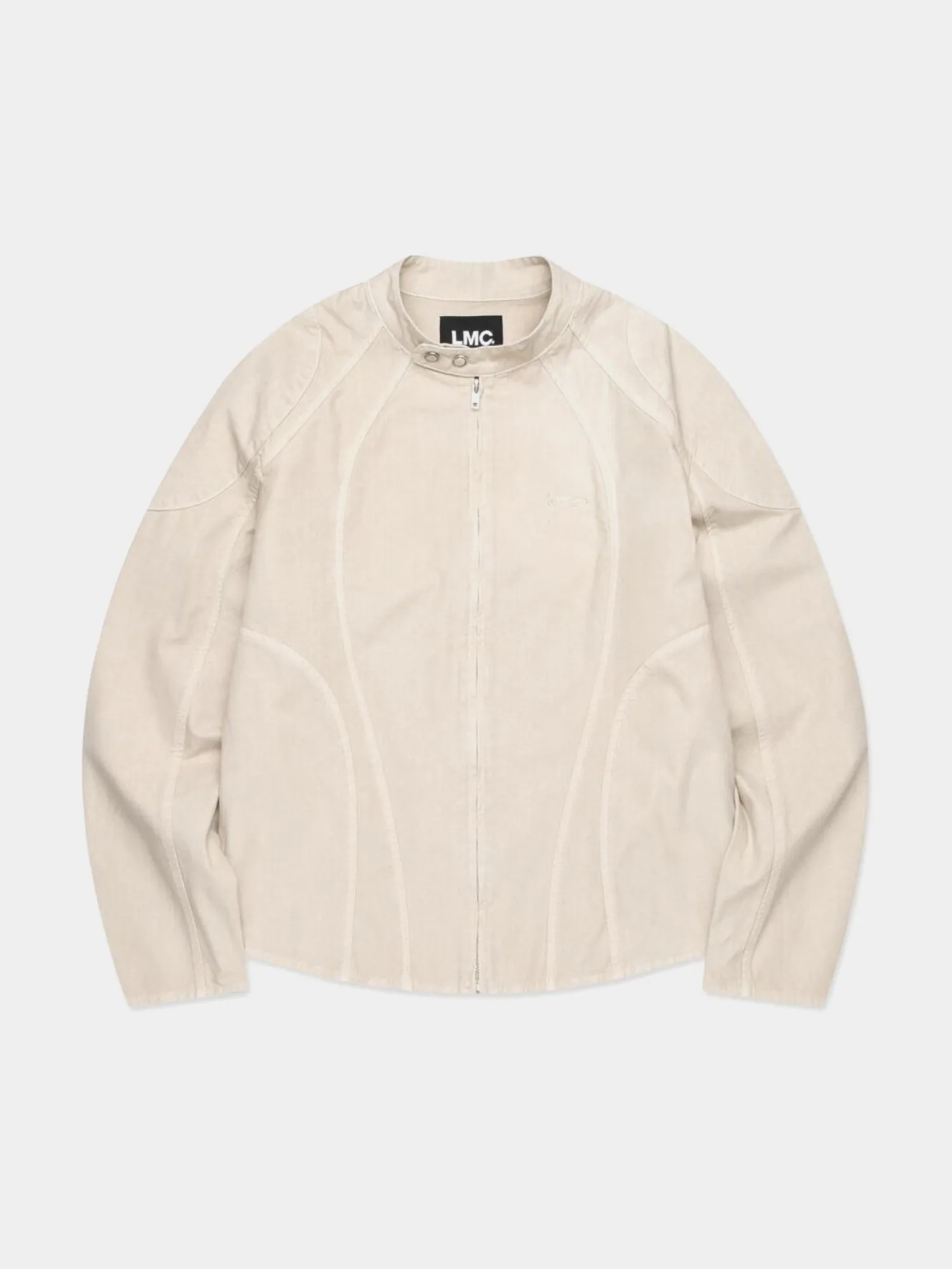 Куртка LMC Pigment Dyed Oval Globe Biker Jacket Beige