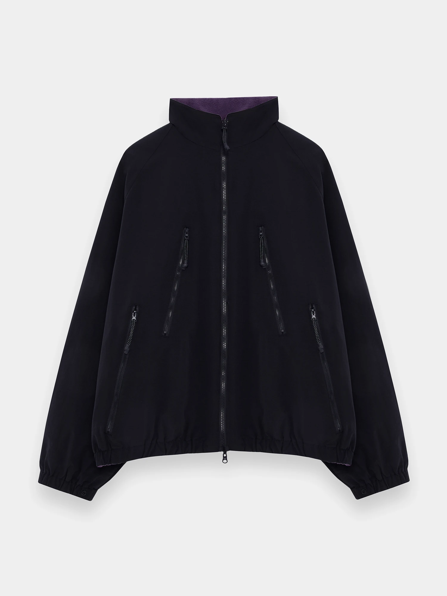 Двусторонняя флисовая куртка ANGLAN Reversible Hiker Purple/Black
