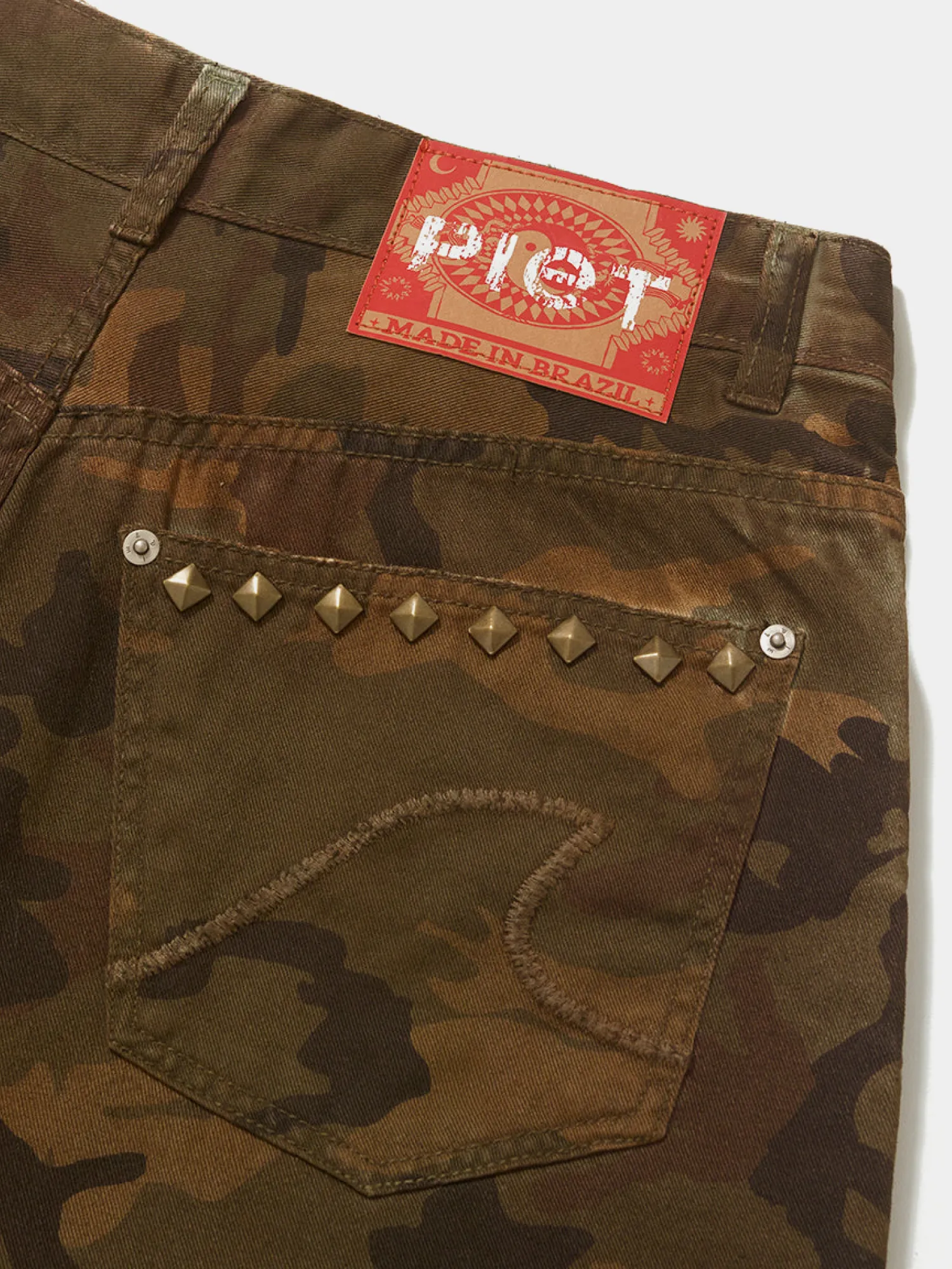Джинсы PIET Distressed Camo Oversized