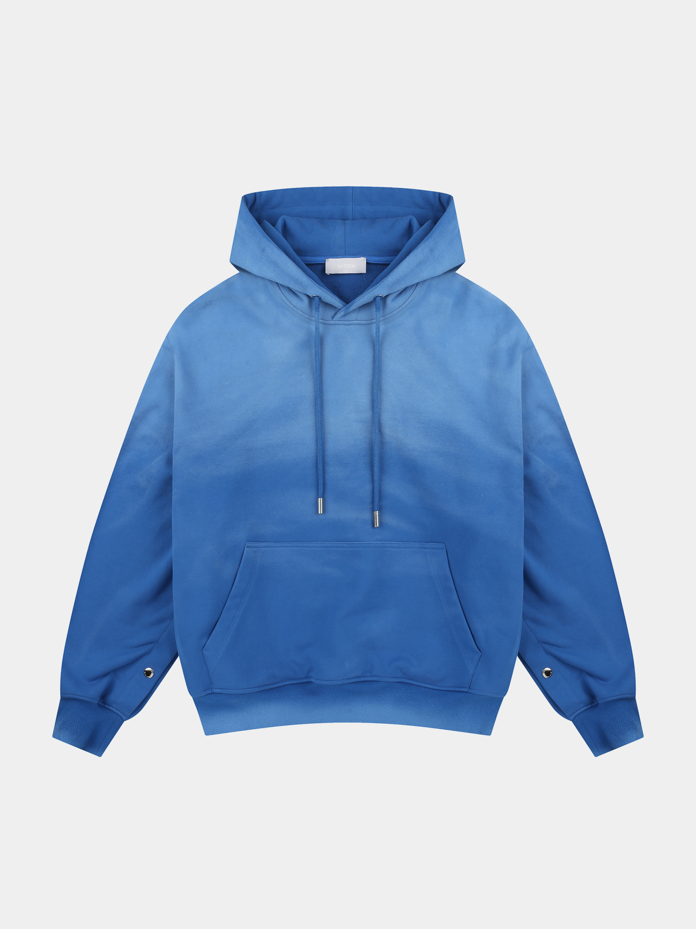 Худи System Oversize Drawstring Hood Blue