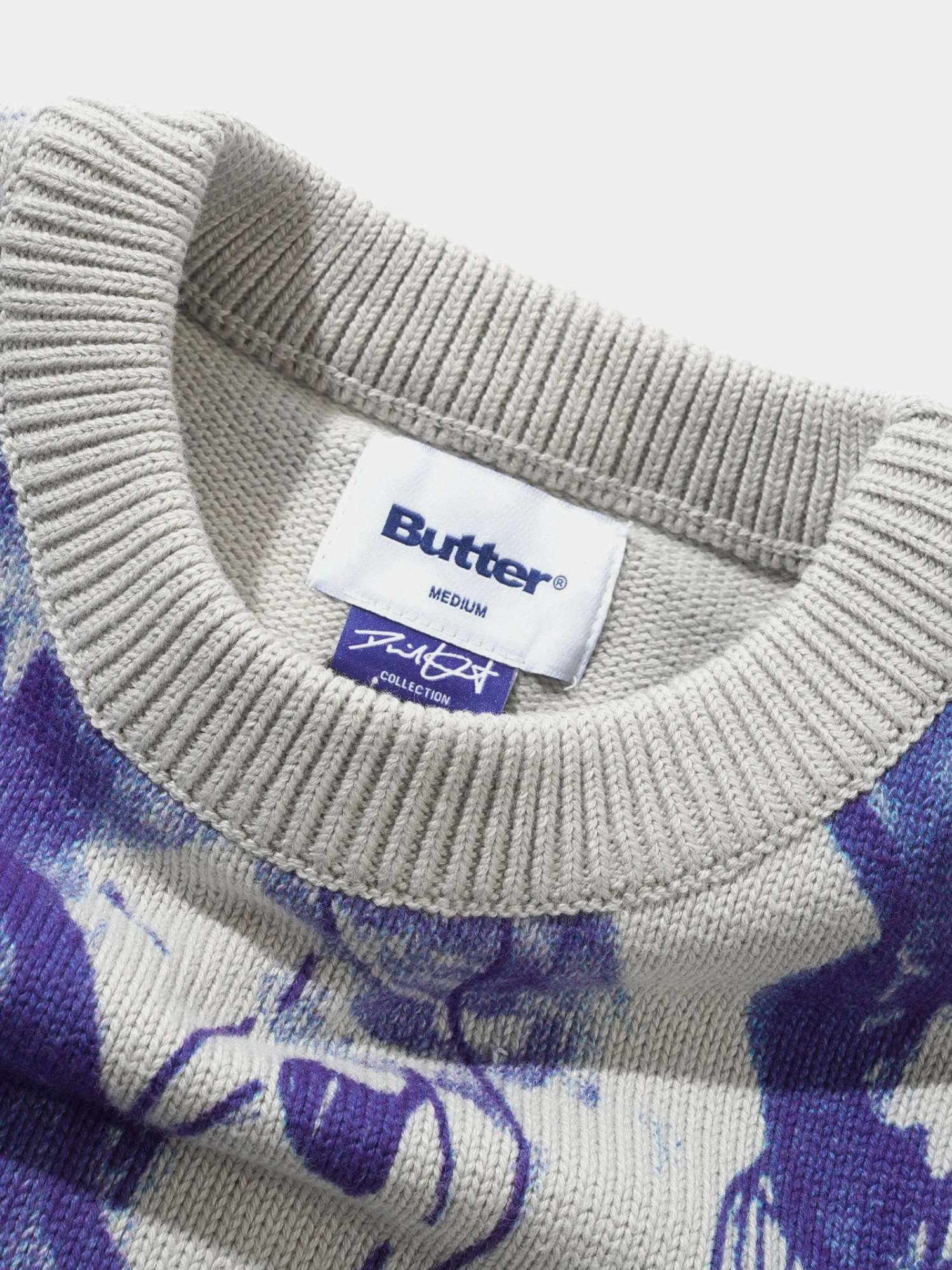 Свитер Butter Goods Davide Knit Sweater Grey
