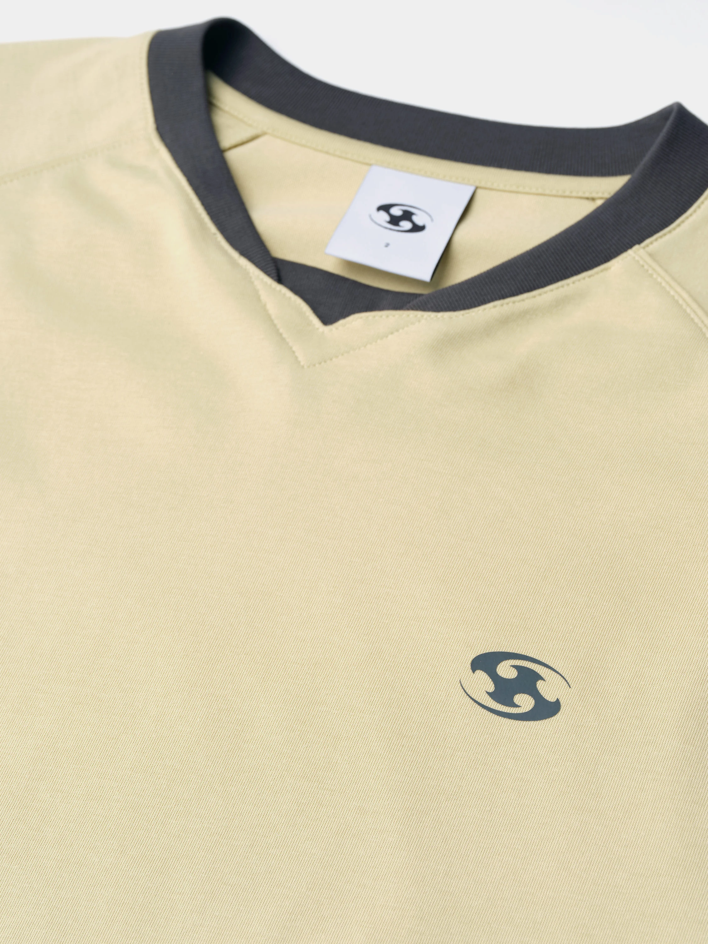 Лонгслив SAN SAN GEAR Piping Block Long Sleeves Yellow