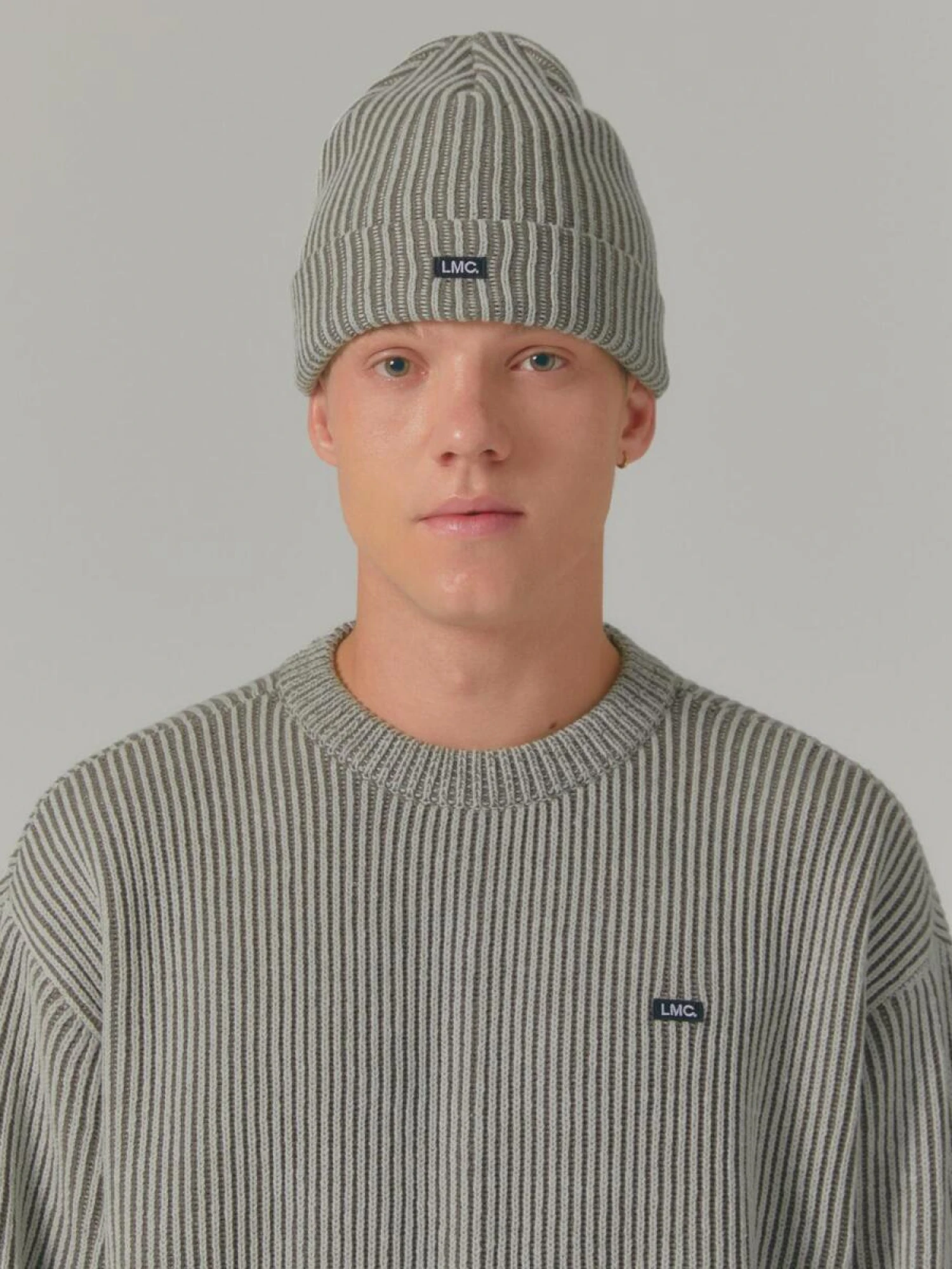 Шапка LMC Micro Box Two Tone Knit Beanie Black