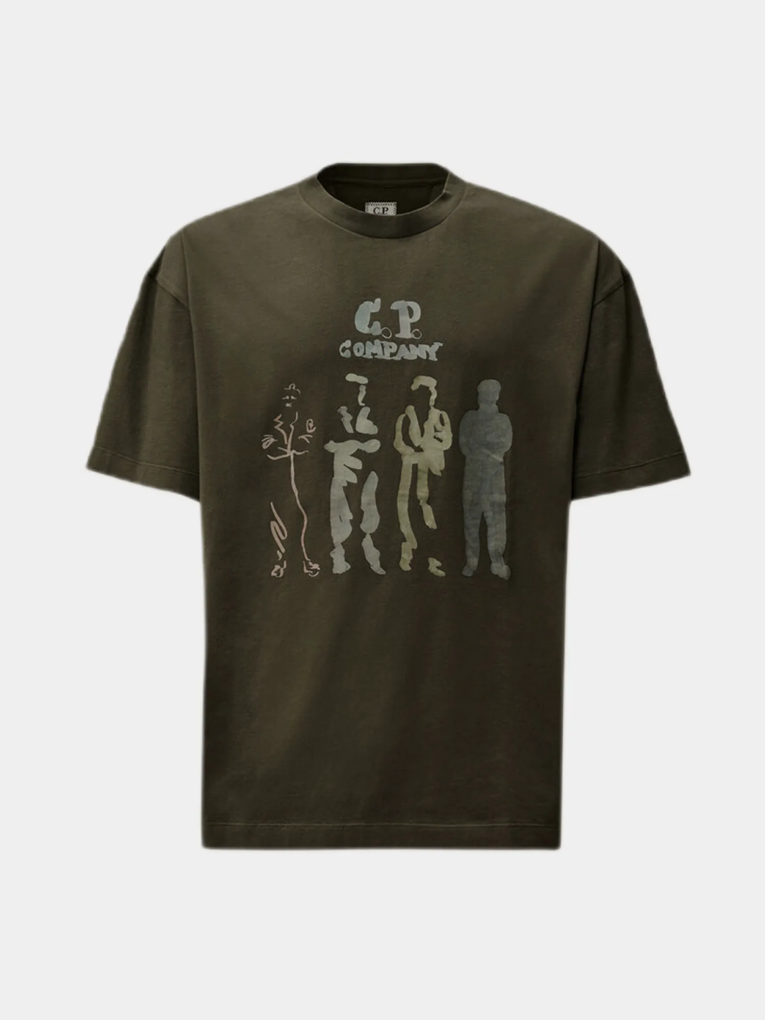 Футболка C.P. Company 30/1 Jersey British Sailor Dark Shadow