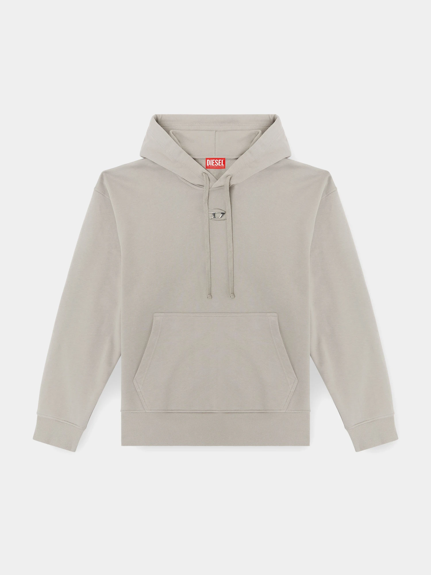 Худи Diesel S-Macs-Hood-Od Felpa Grey