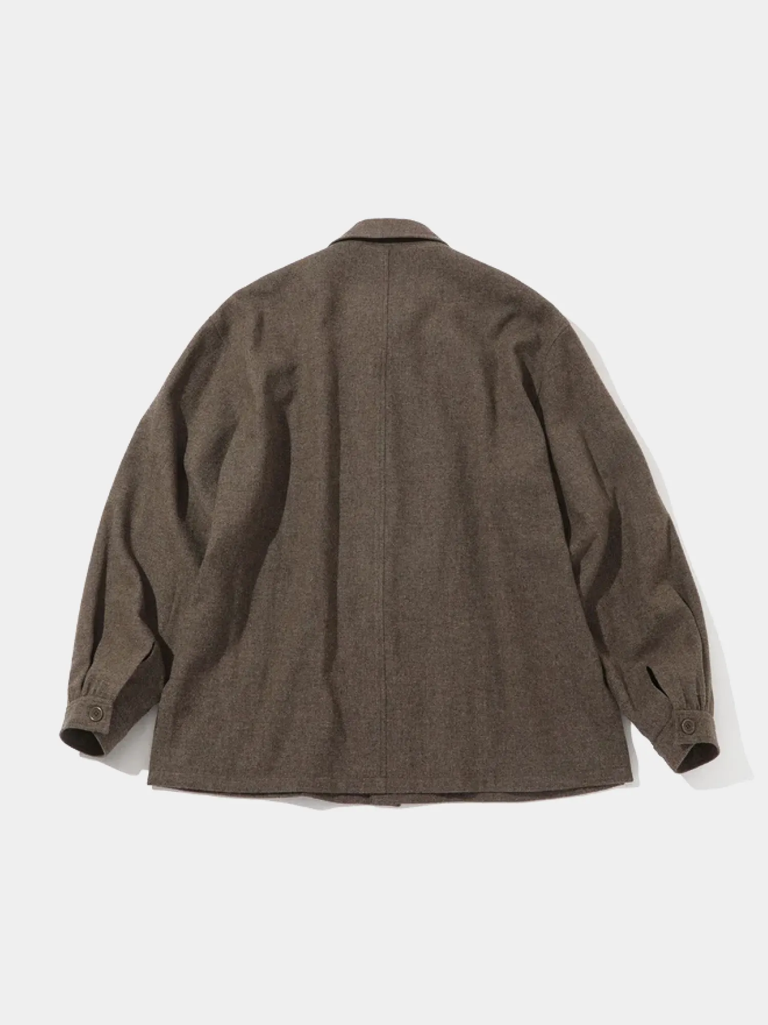 Овершот AMOMENTO Wool Shirts Light Brown