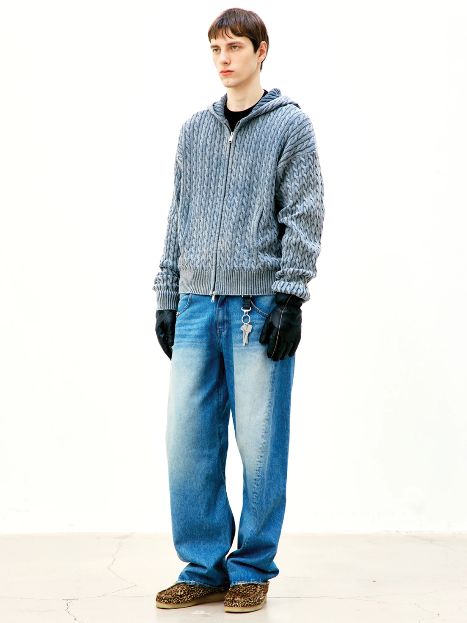 Перчатки COOR Cutoff Goat Leather Gloves Black