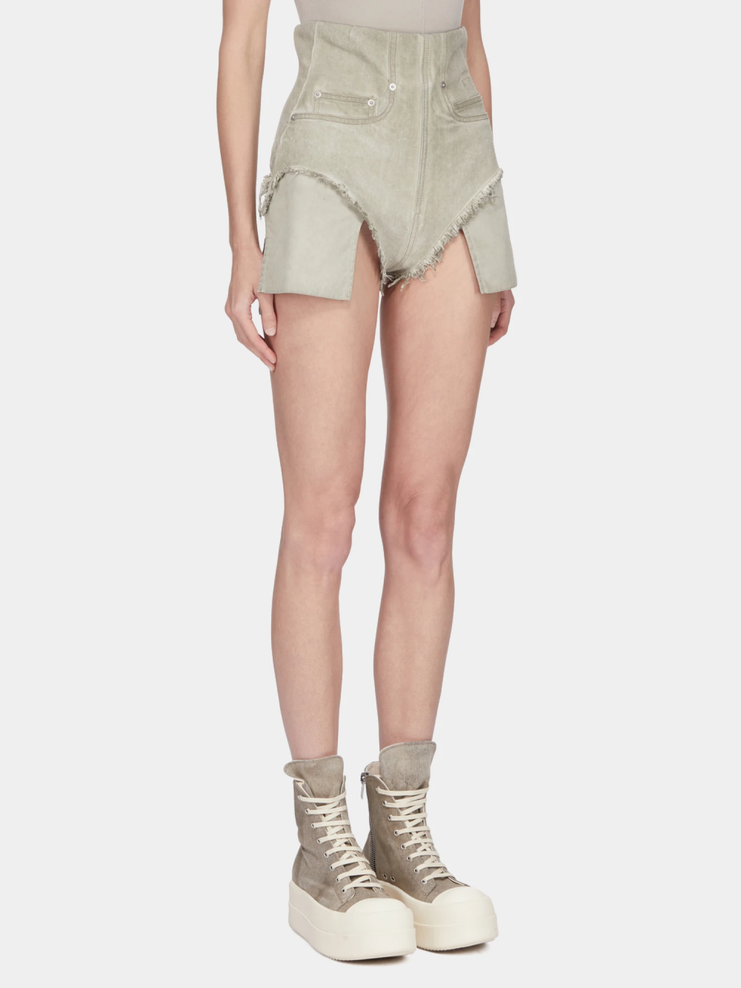 Женские шорты RICK OWENS DRKSHDW Dirt Cutoffs Sand