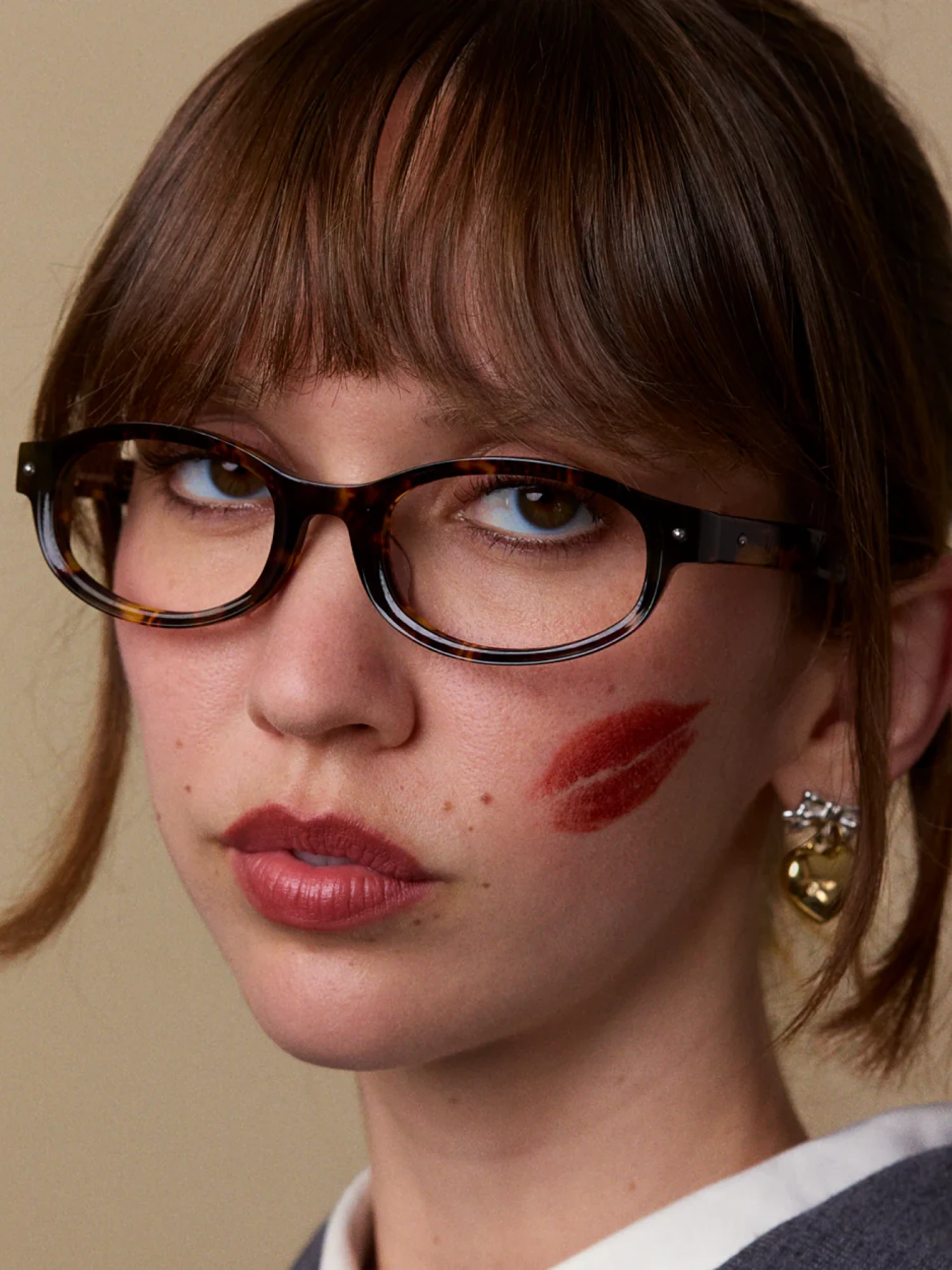 Очки Bonnie Clyde Roller Coaster Tortoise & Clear Lens