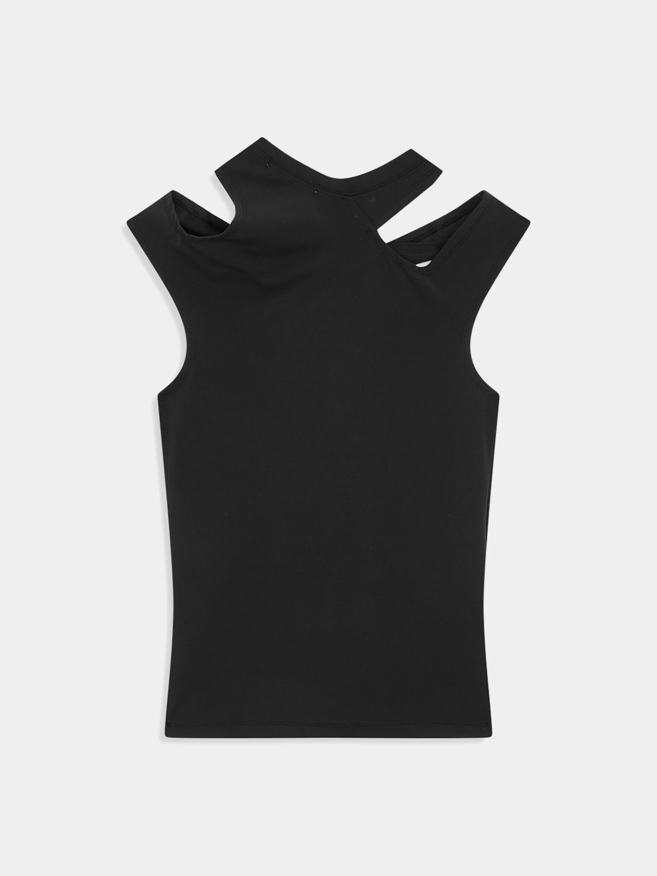 Женский топ OPEN YY Twisted Cut-Out Top Black