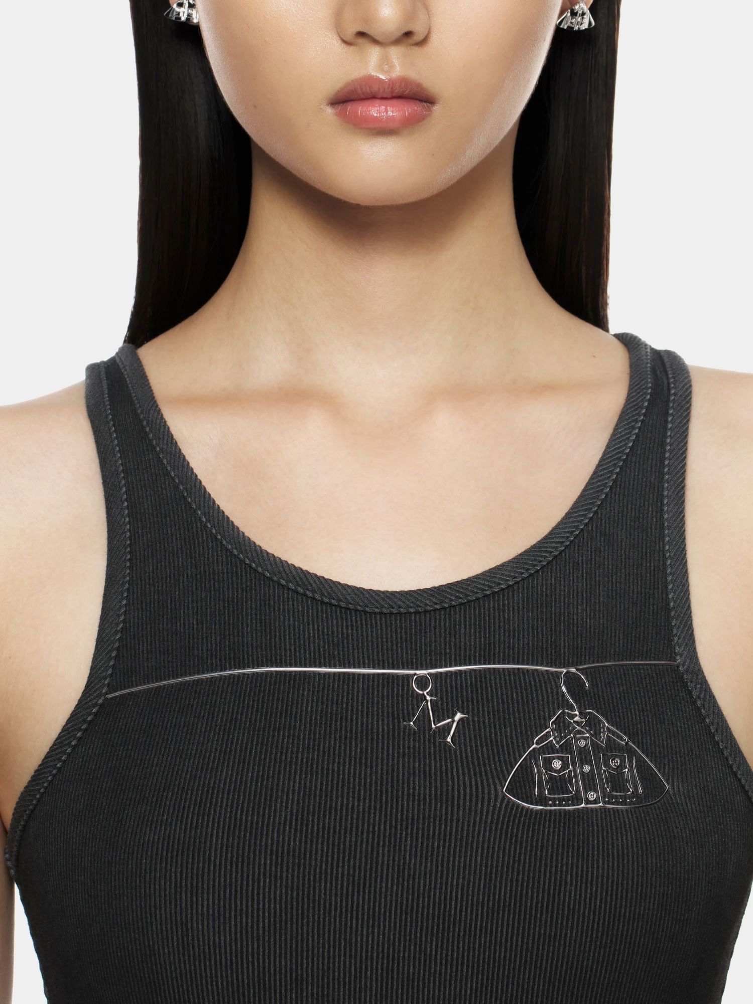 Женское платье MARRKNULL Hanger Tank Black