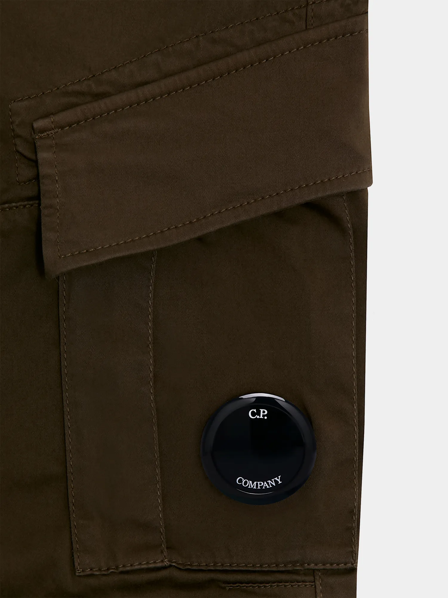 Брюки C.P. Company Stretch Sateen Cargo Lens Ivy Green