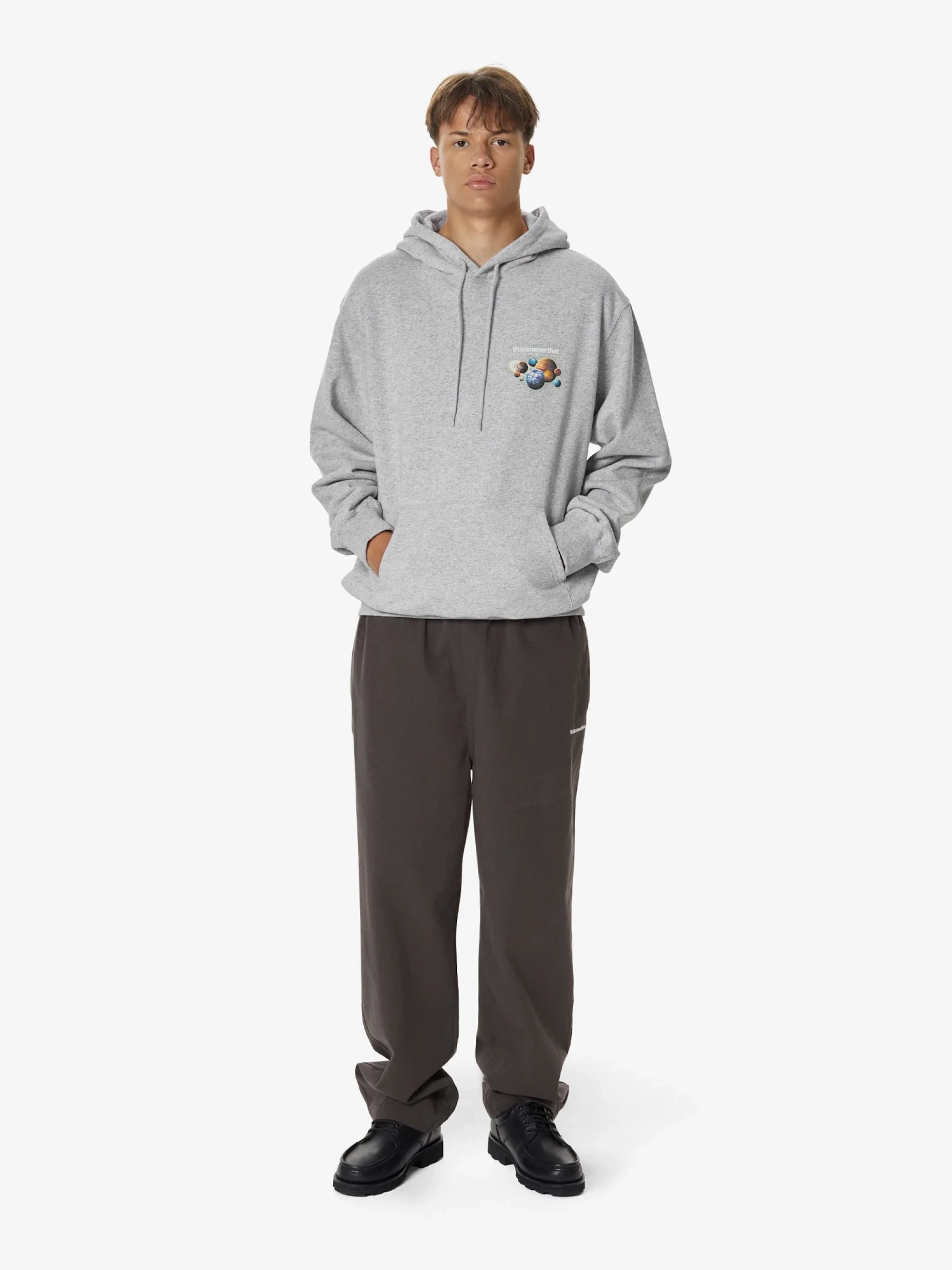 Худи thisisneverthat Solar System Hoodie Heather Grey