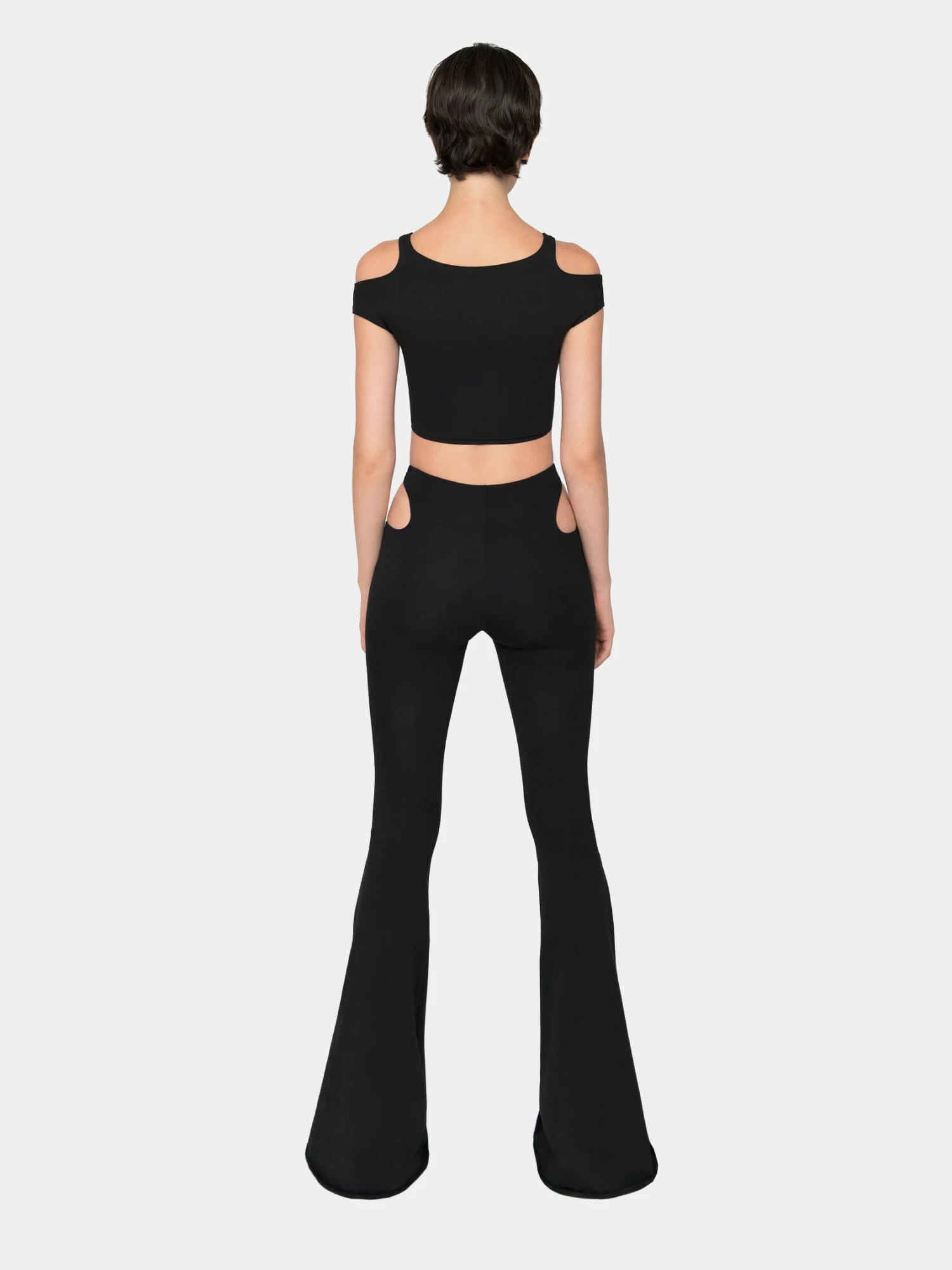Женский топ XSAI Holey Top Dusty Black