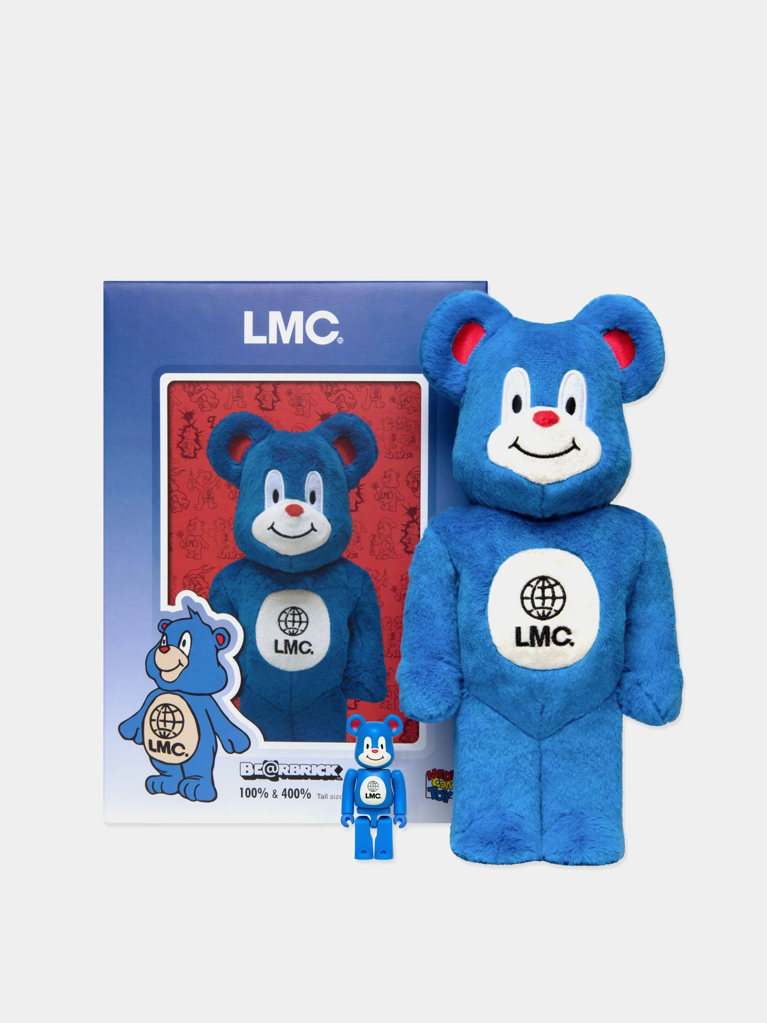 Набор фигурок LMC x BE@RBRICK 400% + 100%