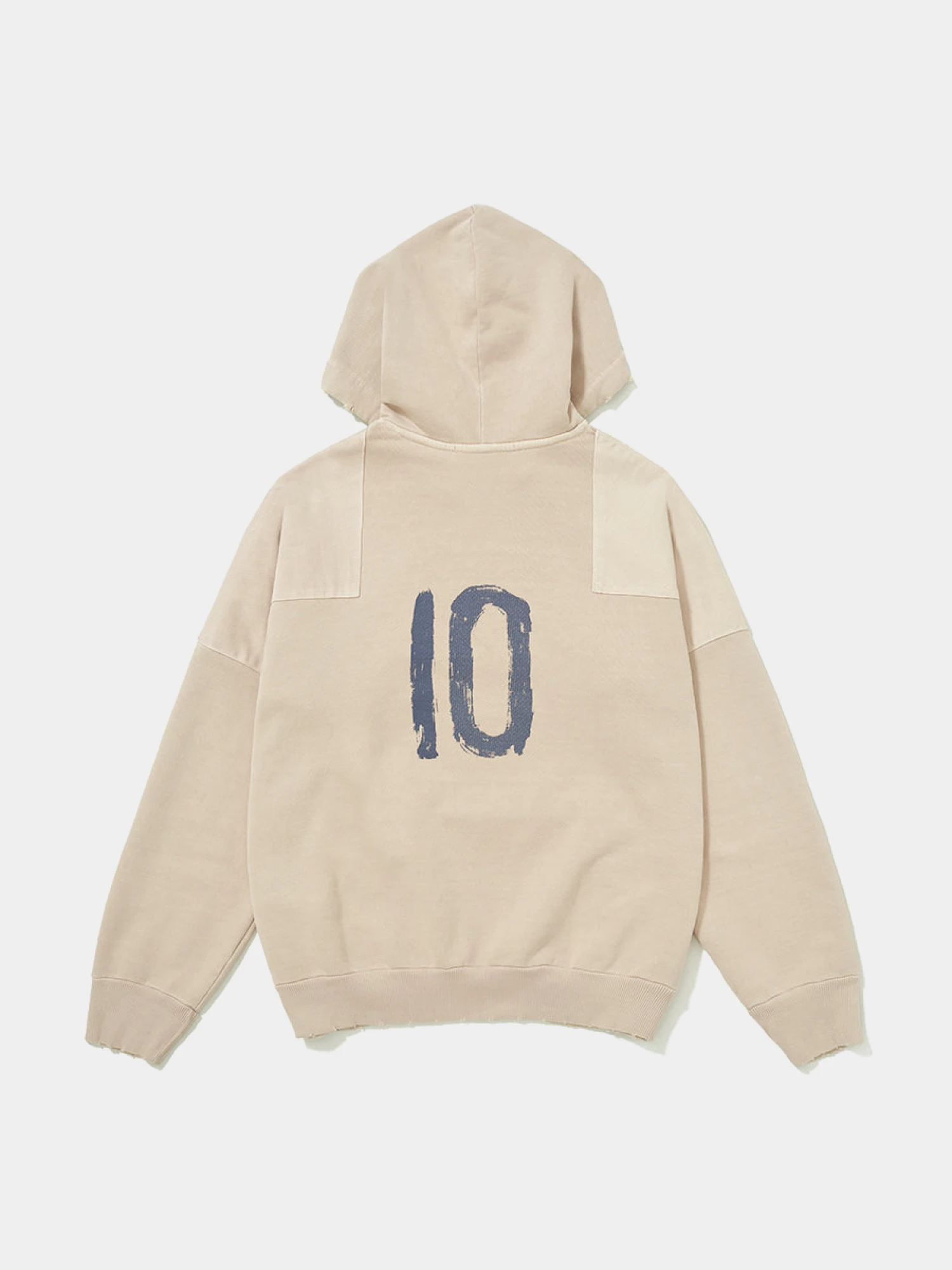 Худи PIET Distressed Cut Out Beige