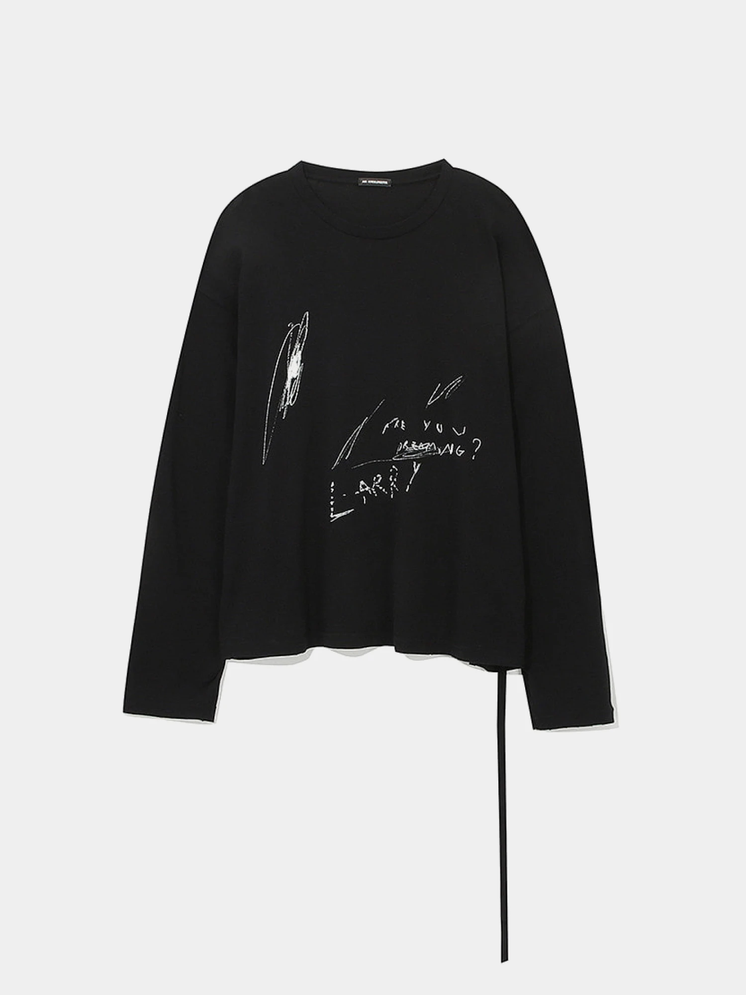 Лонгслив Ann Demeulemeester Emil Are You Dreaming Black