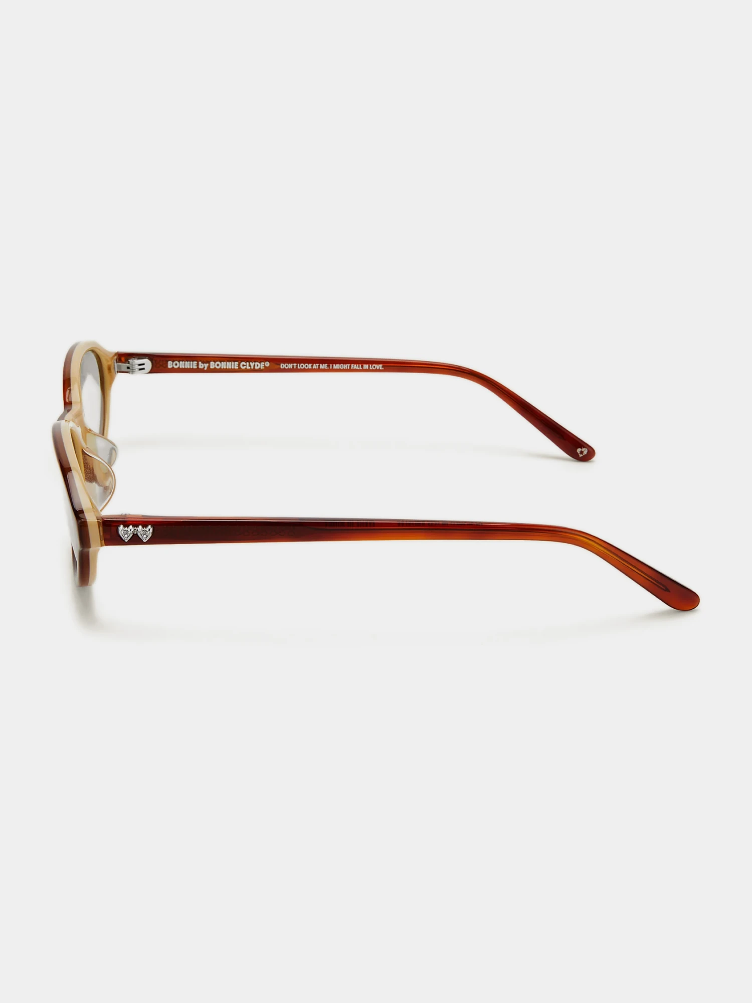 Очки Bonnie Clyde Baby Layered Brown Tortoise & Clear Lens