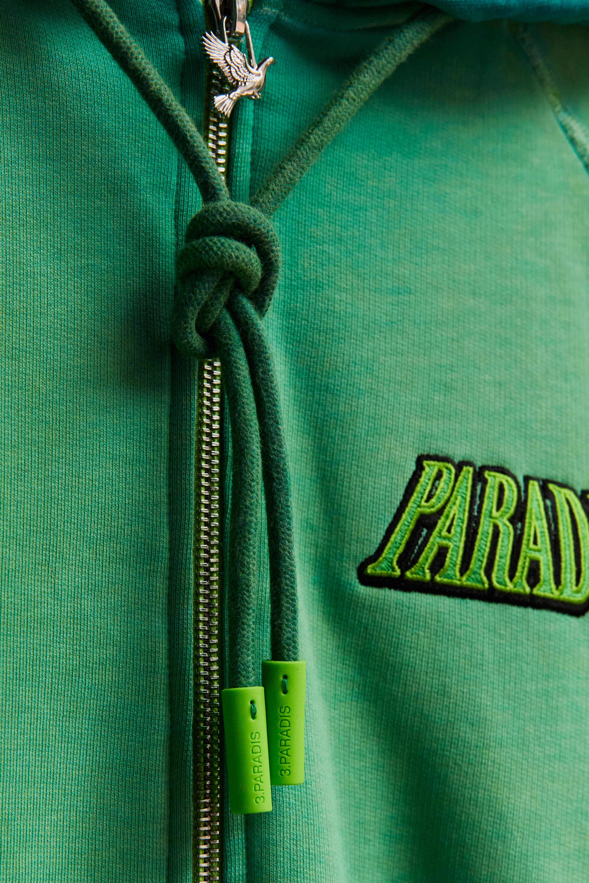 Зип-худи 3.PARADIS Dove Zip Hooded Green