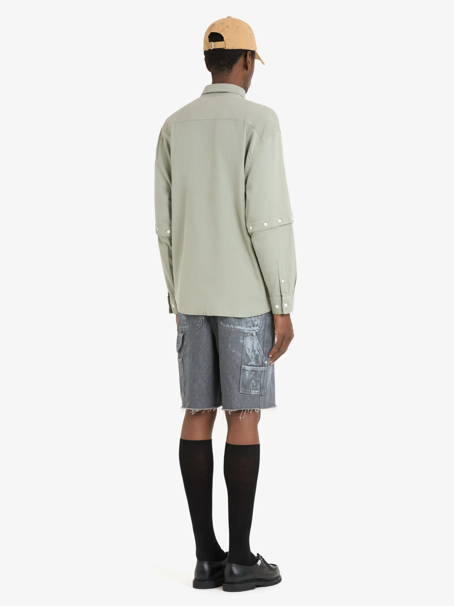 Рубашка Études Buttoned Sleeve Shirt Sage