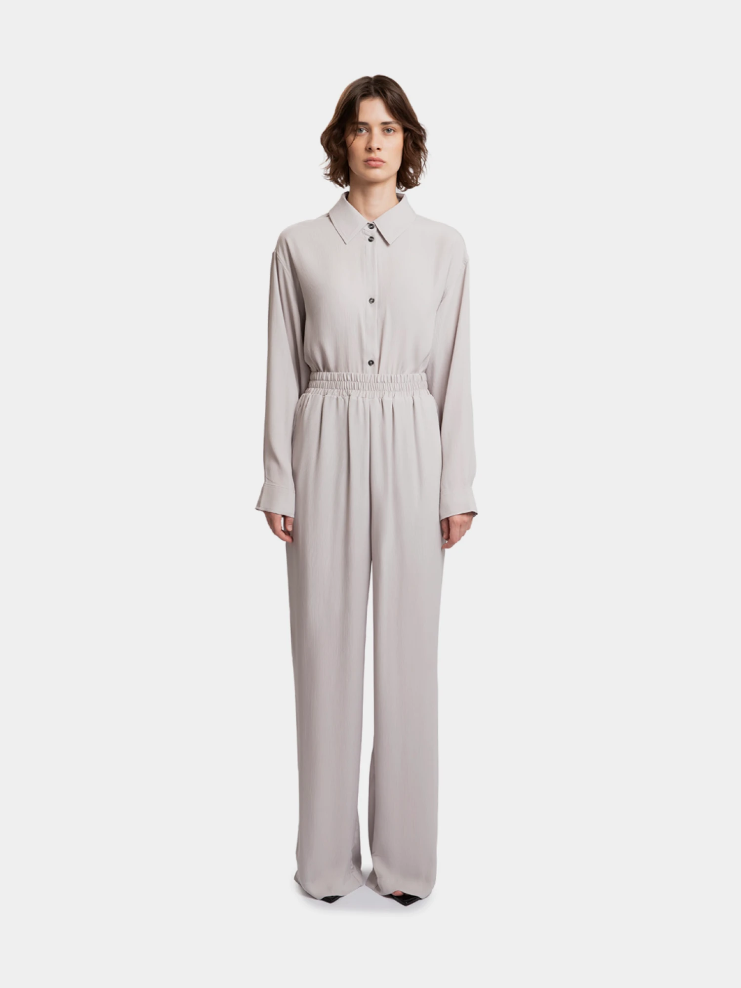 Женские брюки Han Kjøbenhavn Fluid Wide-Leg Trousers Grey