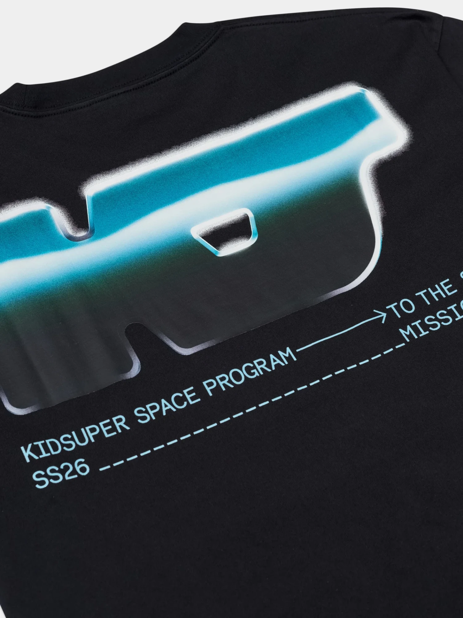 Футболка KidSuper KS Chrome Tee Washed Black