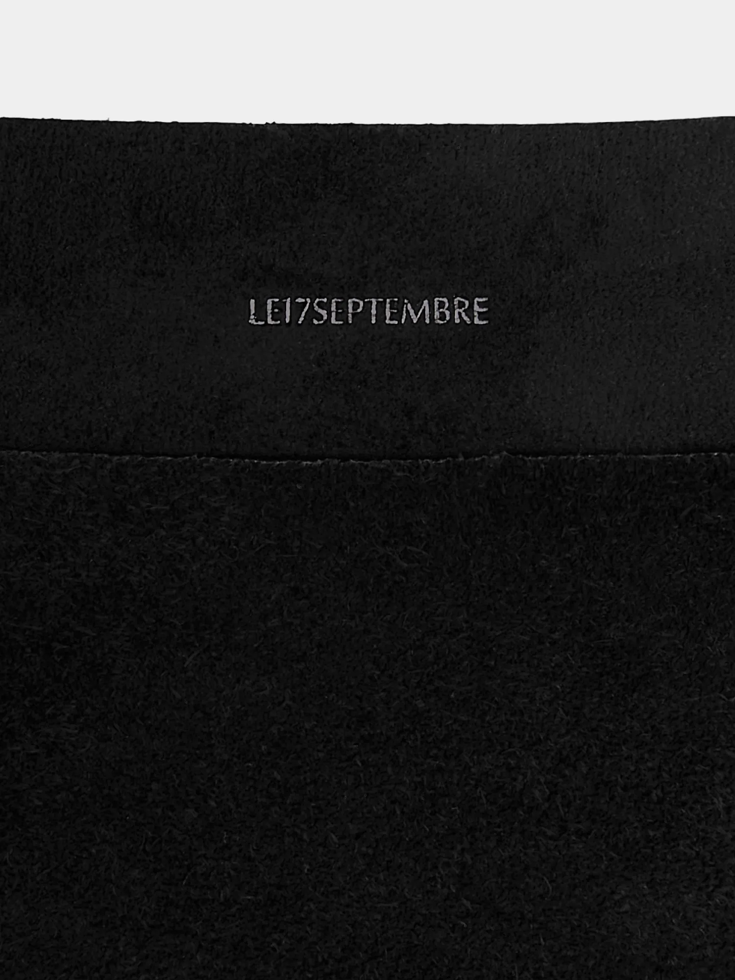 Сумка LE17SEPTEMBRE Suede Hobo Large Black