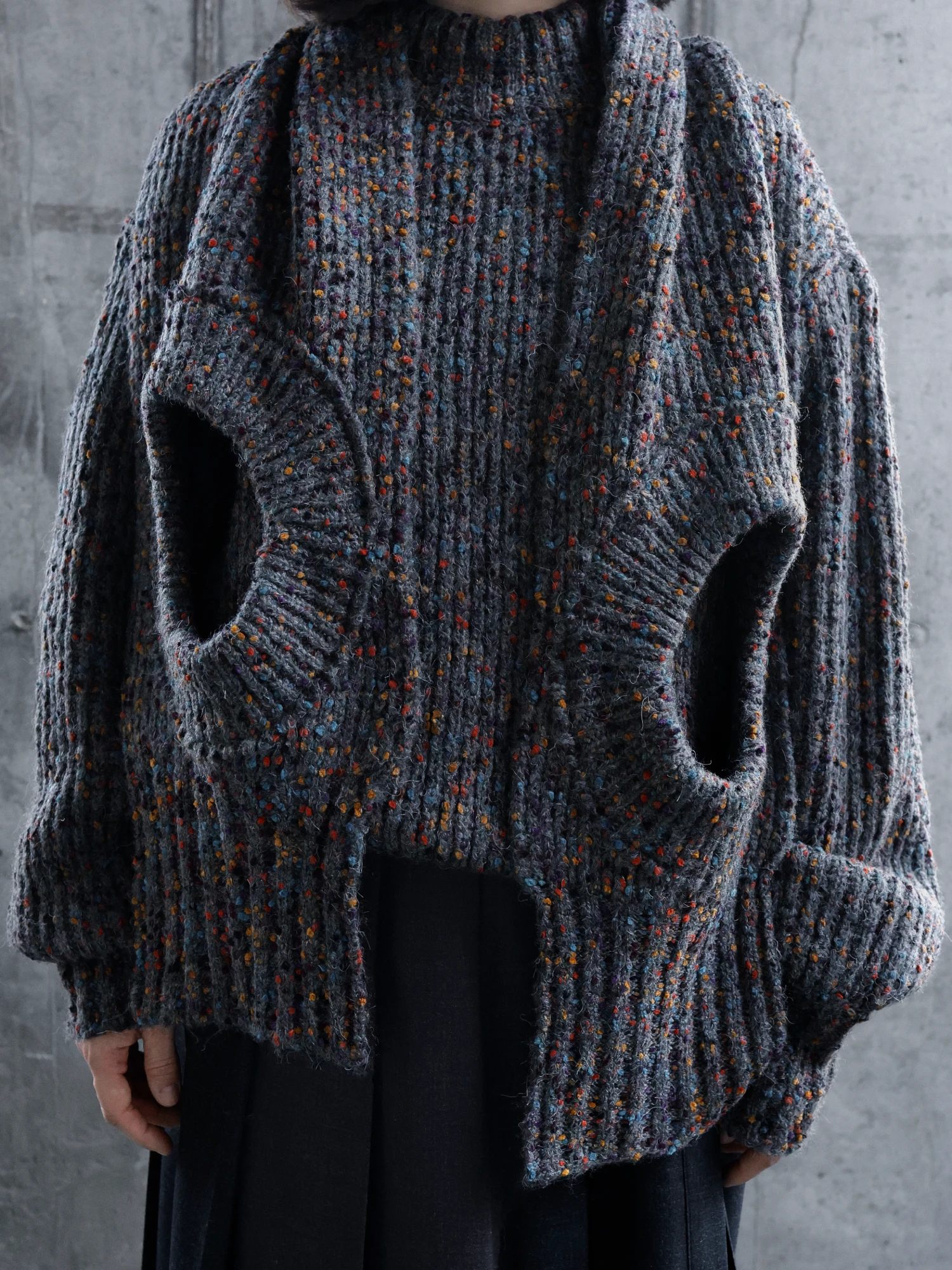 Шарф EPINGLER Doughnut Muffler Grey