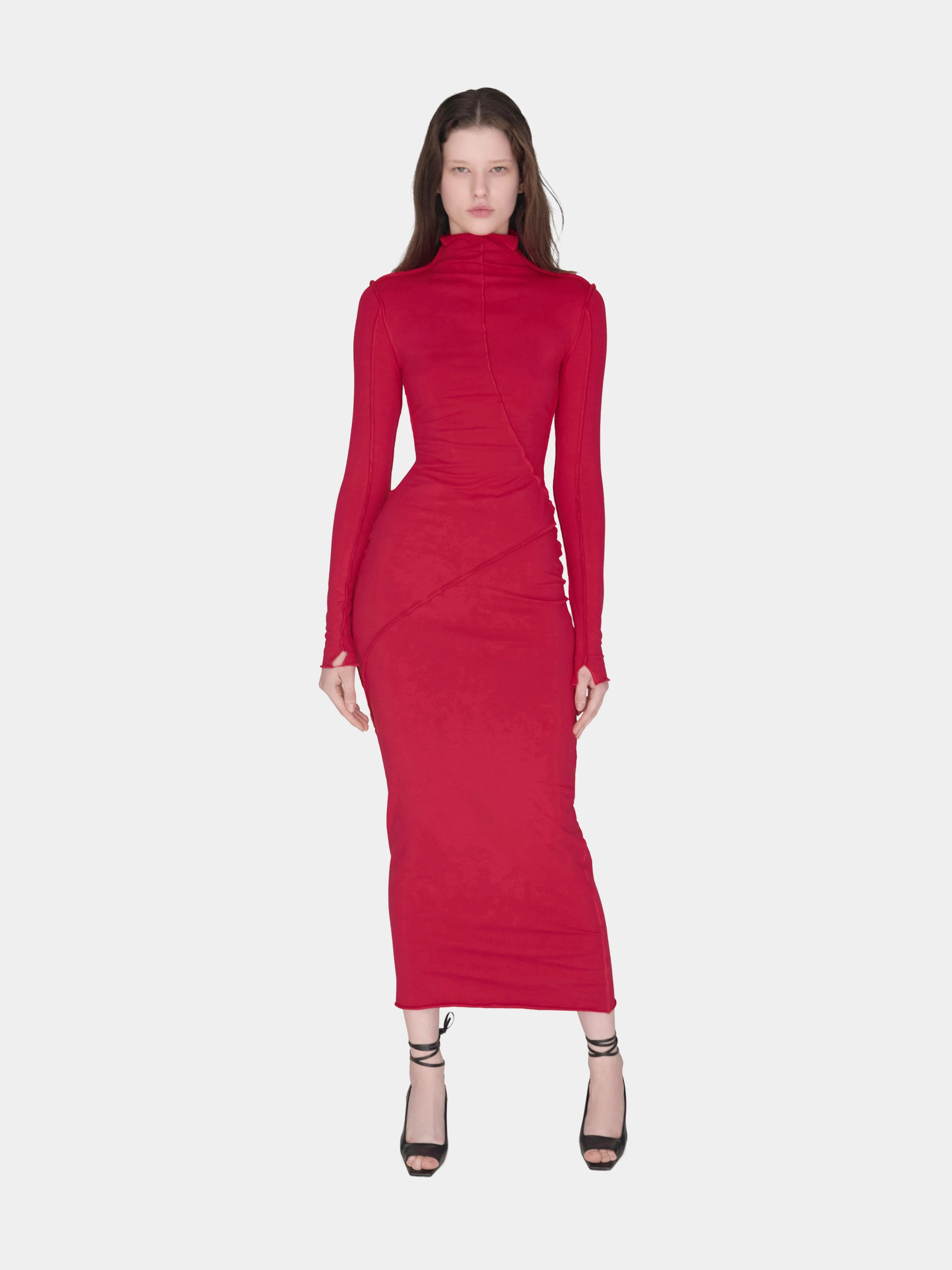Женское платье XSAI Long Dress Carmine
