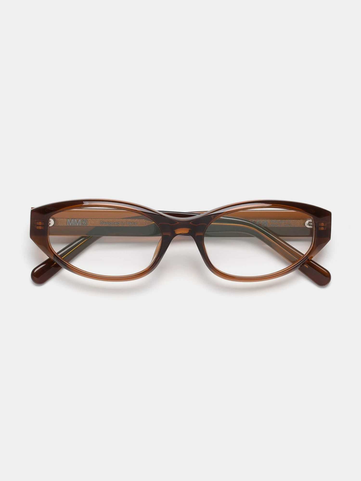 Очки MM6 Maison Margiela Lunettes 9 Optiques Marron
