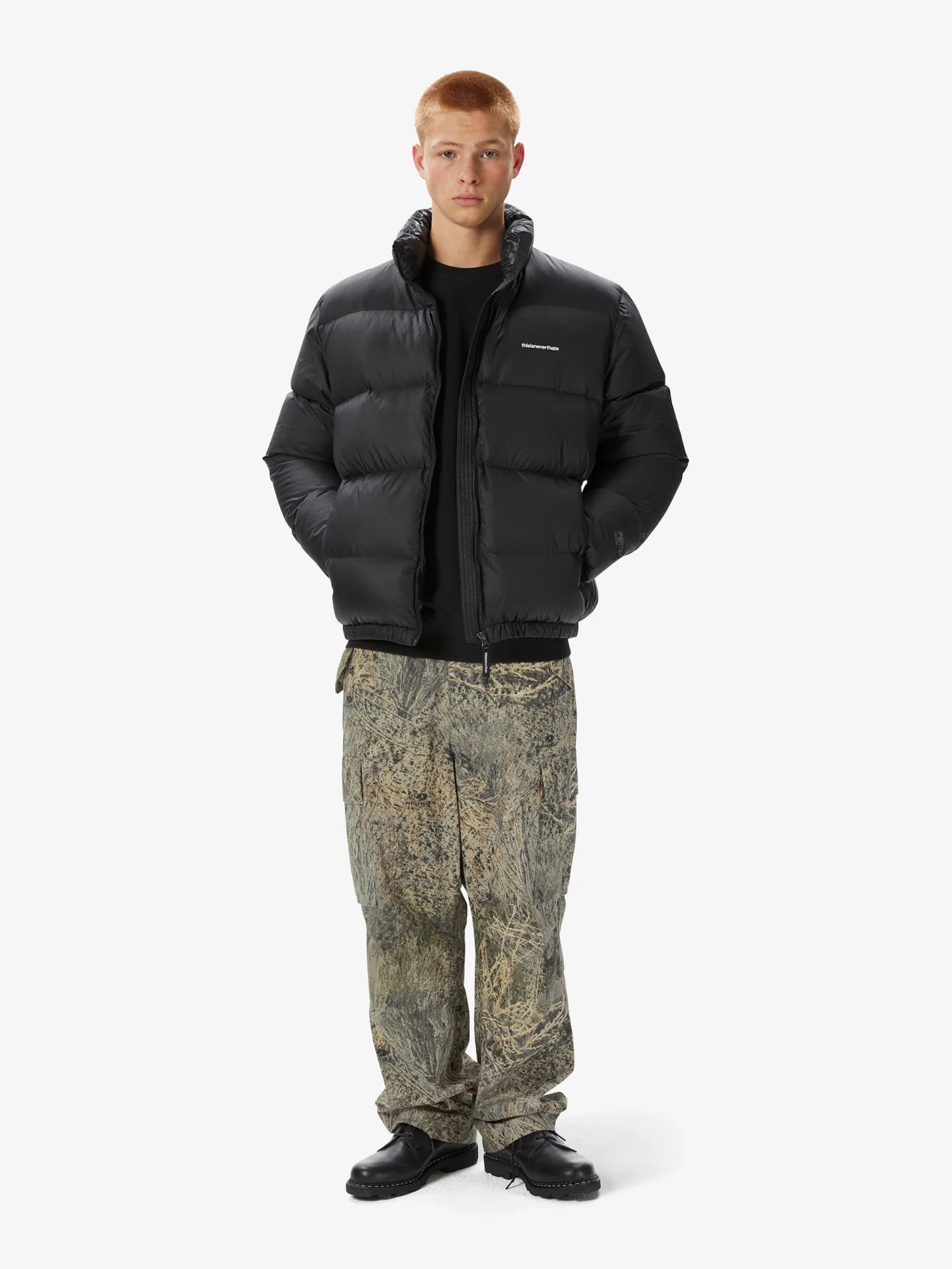Пуховик thisisneverthat Pertex T Down Jacket Black