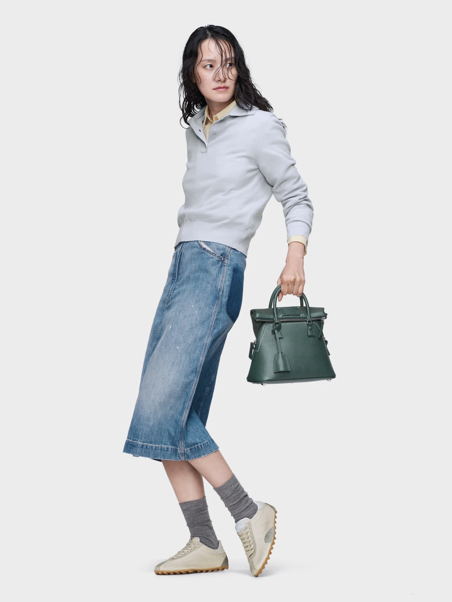 Женская юбка Maison Margiela Denim Midi Blue