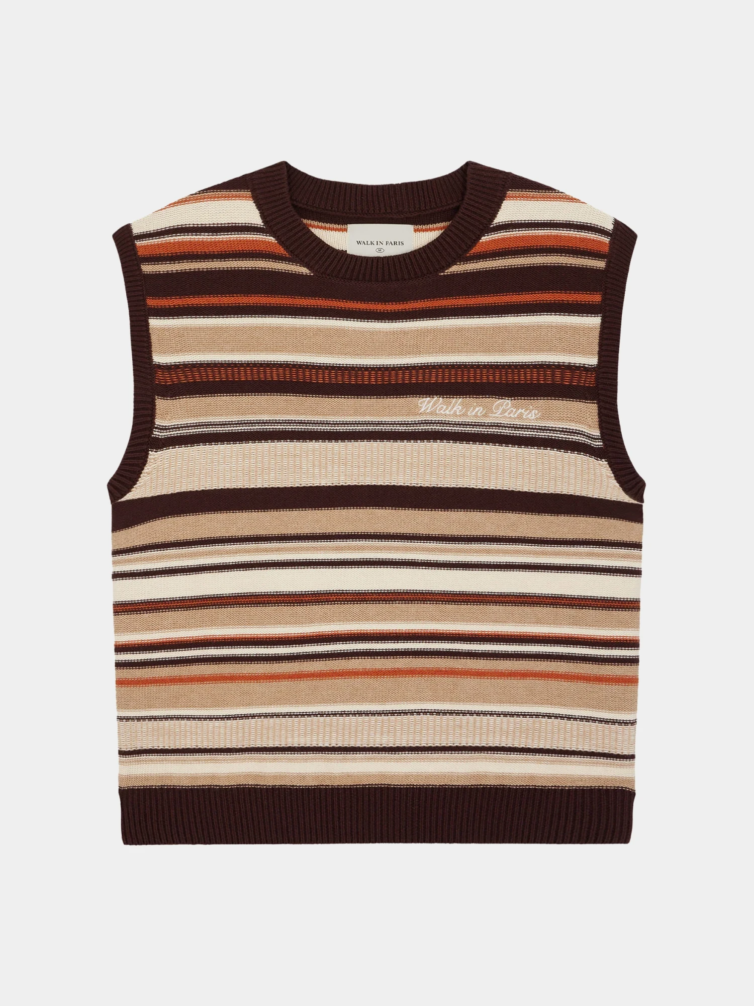 Жилет Walk In Paris Grandma Sleeveless Knit Marron