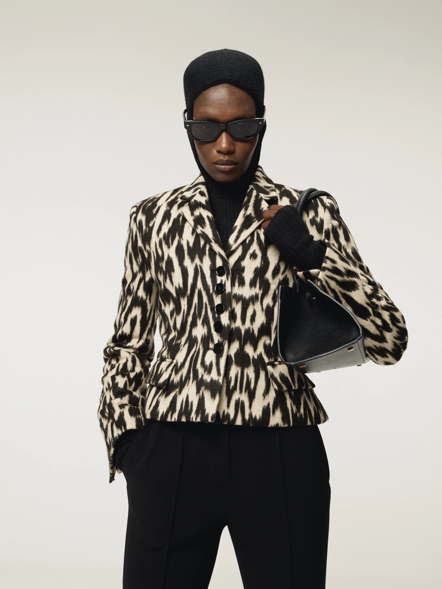 Женский пиджак Recto Leopard Dark Brown