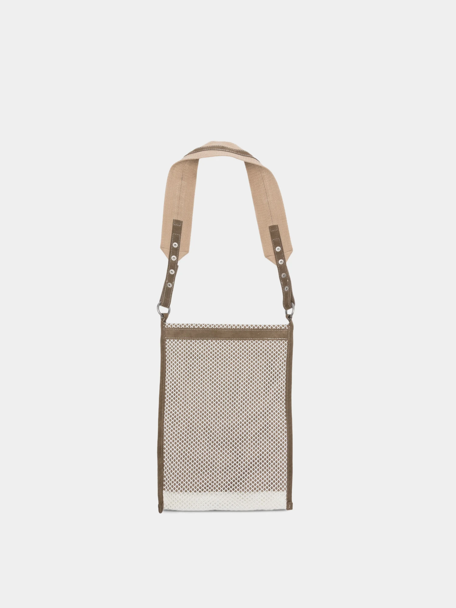 Тоут OPEN YY Mesh Crossbody Brown