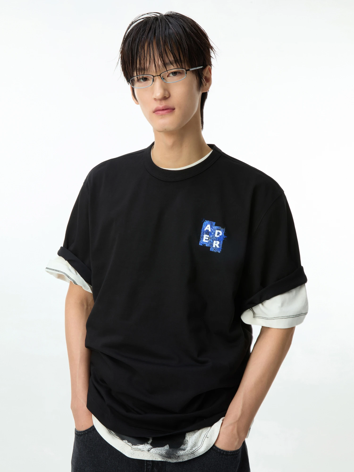 Футболка ADERERROR Sig; BL Tag t-Shirt 06 Black