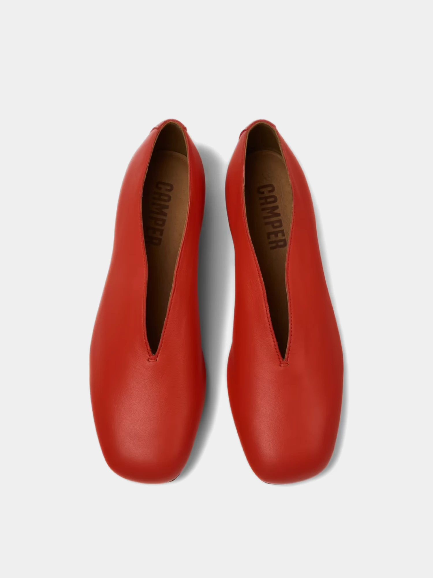 Женские балетки Camper Casi Myra Leather Red