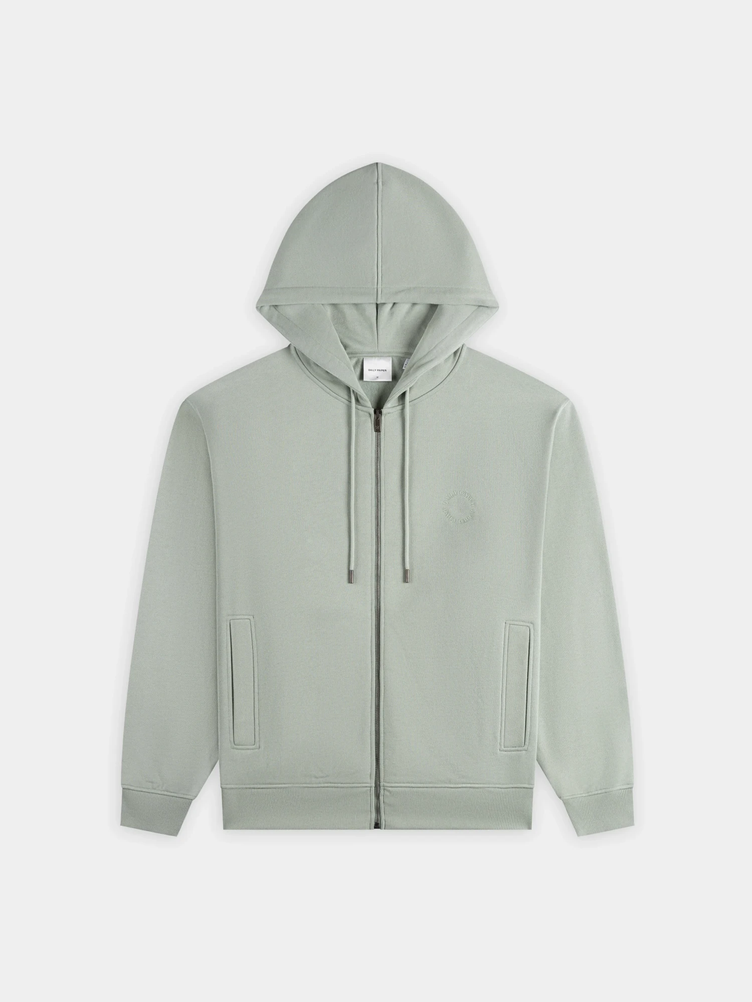 Зип-худи Daily Paper Orbit Emb Zip Iceberg Green