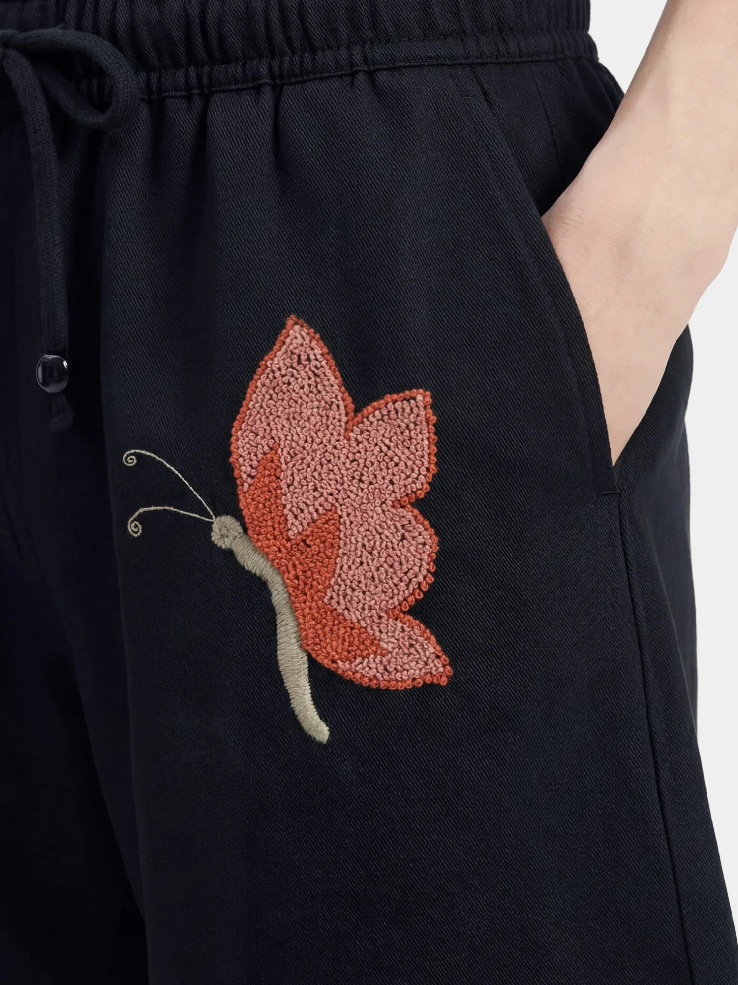 Шорты lorenz Papillon Hand Embroidered Black