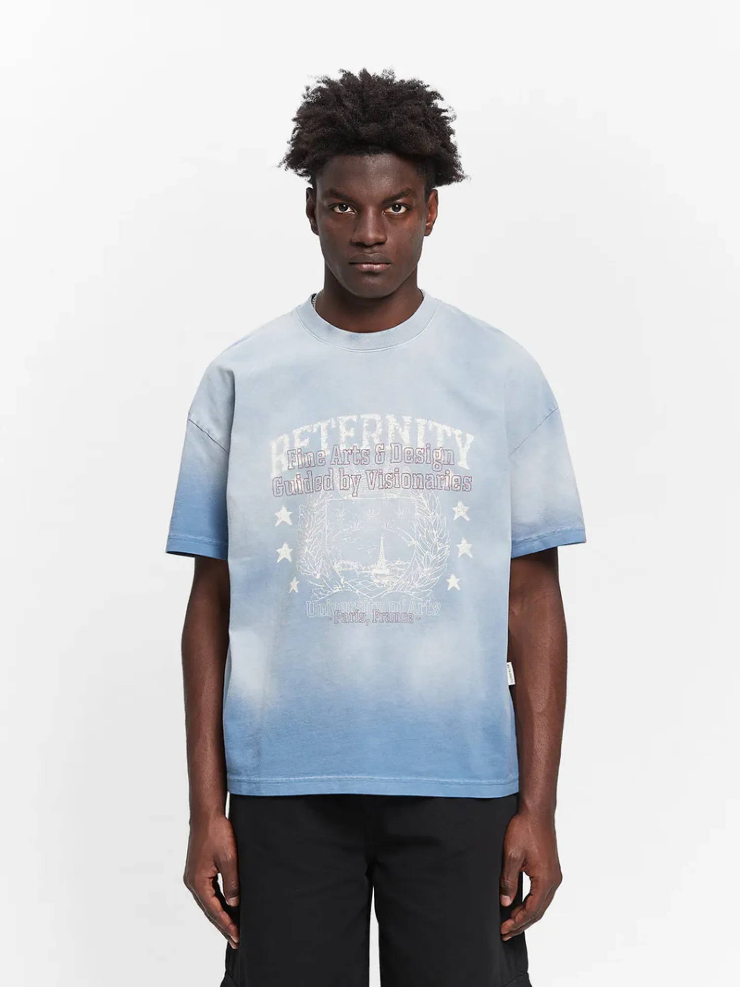 Футболка RETERNITY University Heavy Bleached Blue