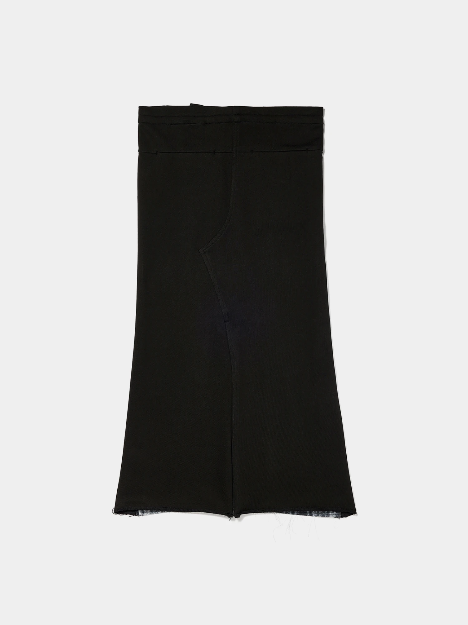 Женская Юбка OPEN YY Front Jean Effect Jersey Black