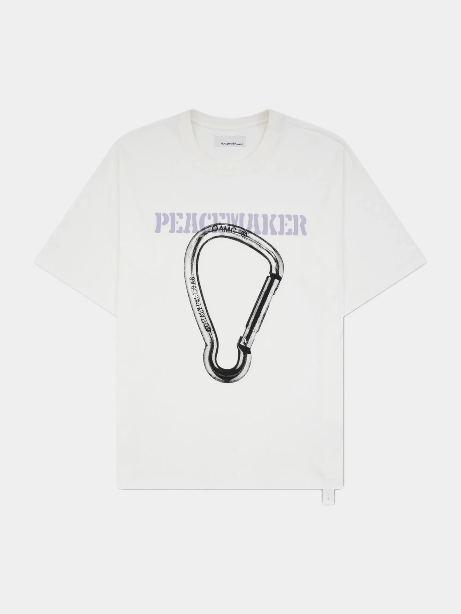 Футболка OAMC Peacemaker Loose Fit Carabinier Print White
