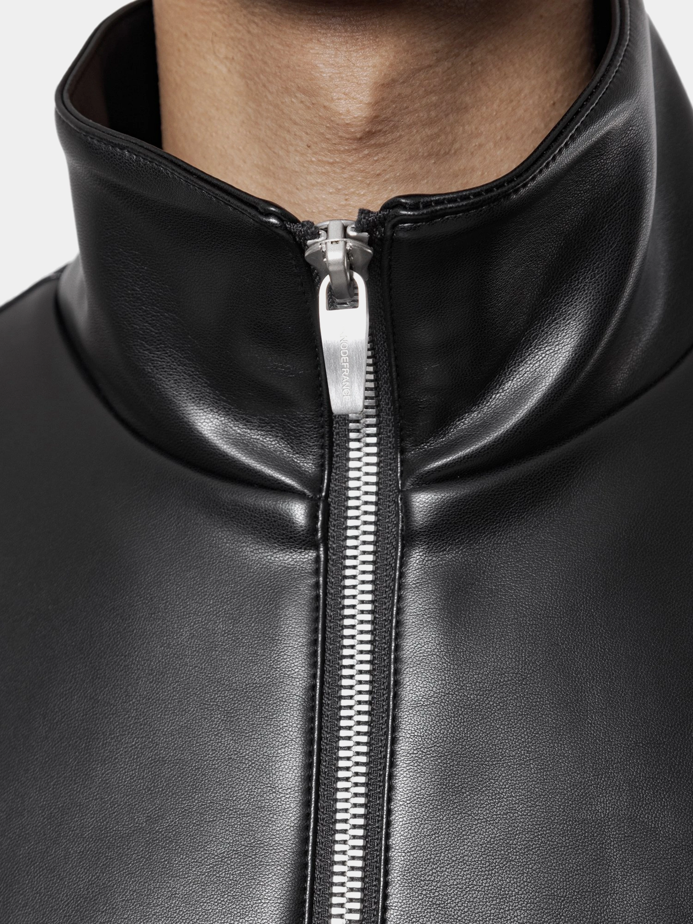 Кожаная куртка ARNODEFRANCE Leather Track Black