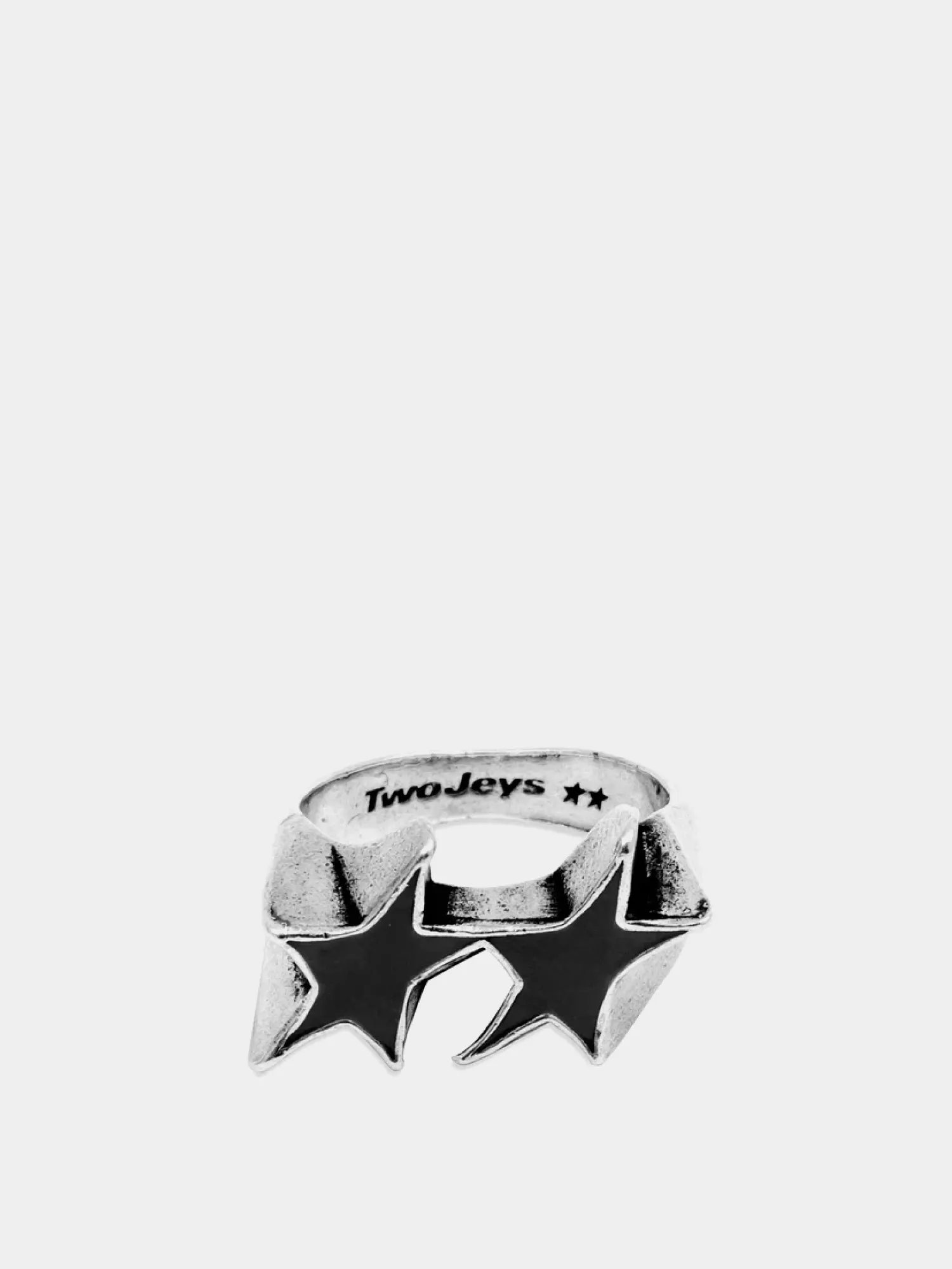 Кольцо TWOJEYS Icon Black Enameled Single