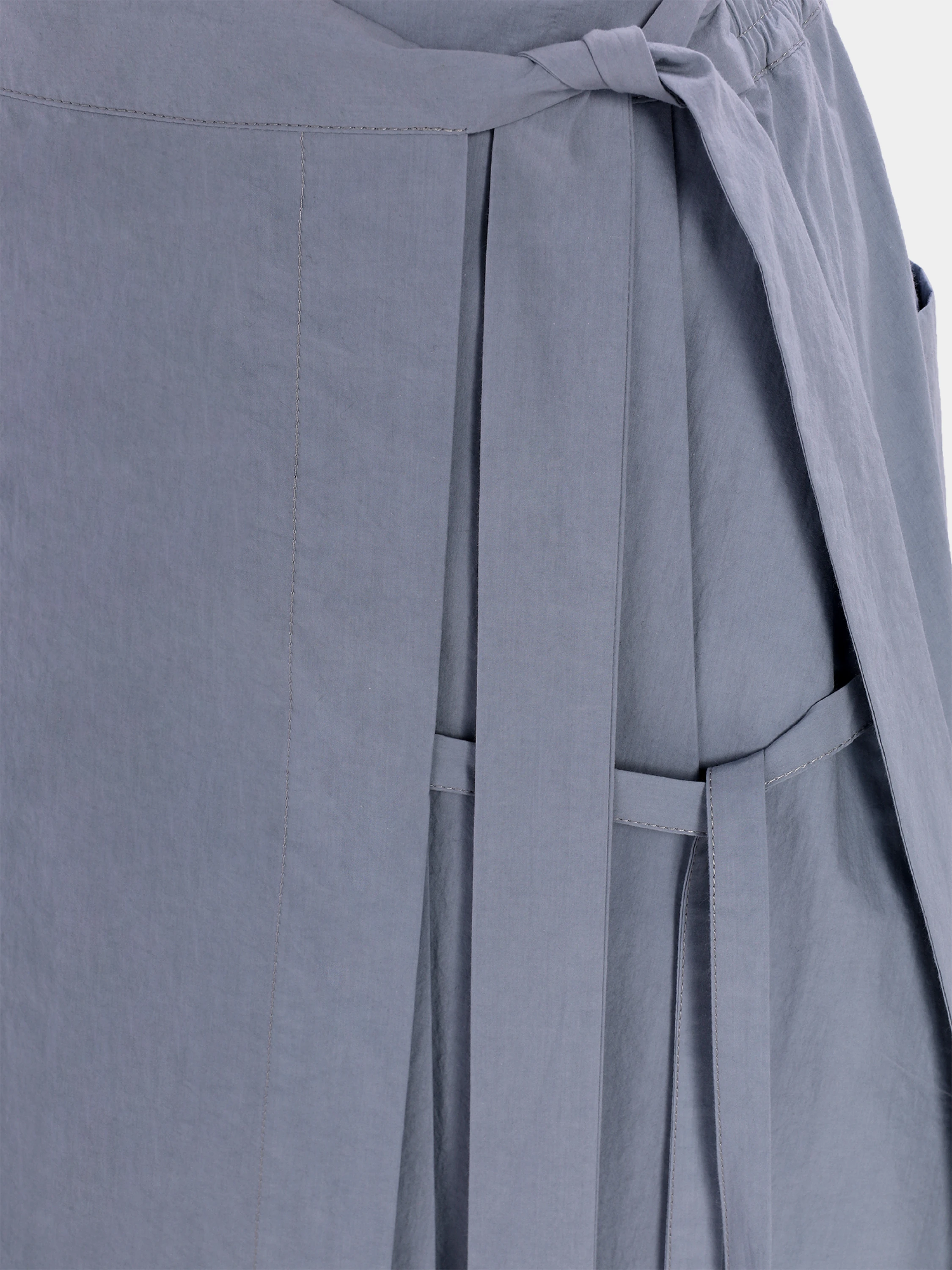 Женская юбка XENIA TELUNTS Assymetrical Warp Pleat Blue