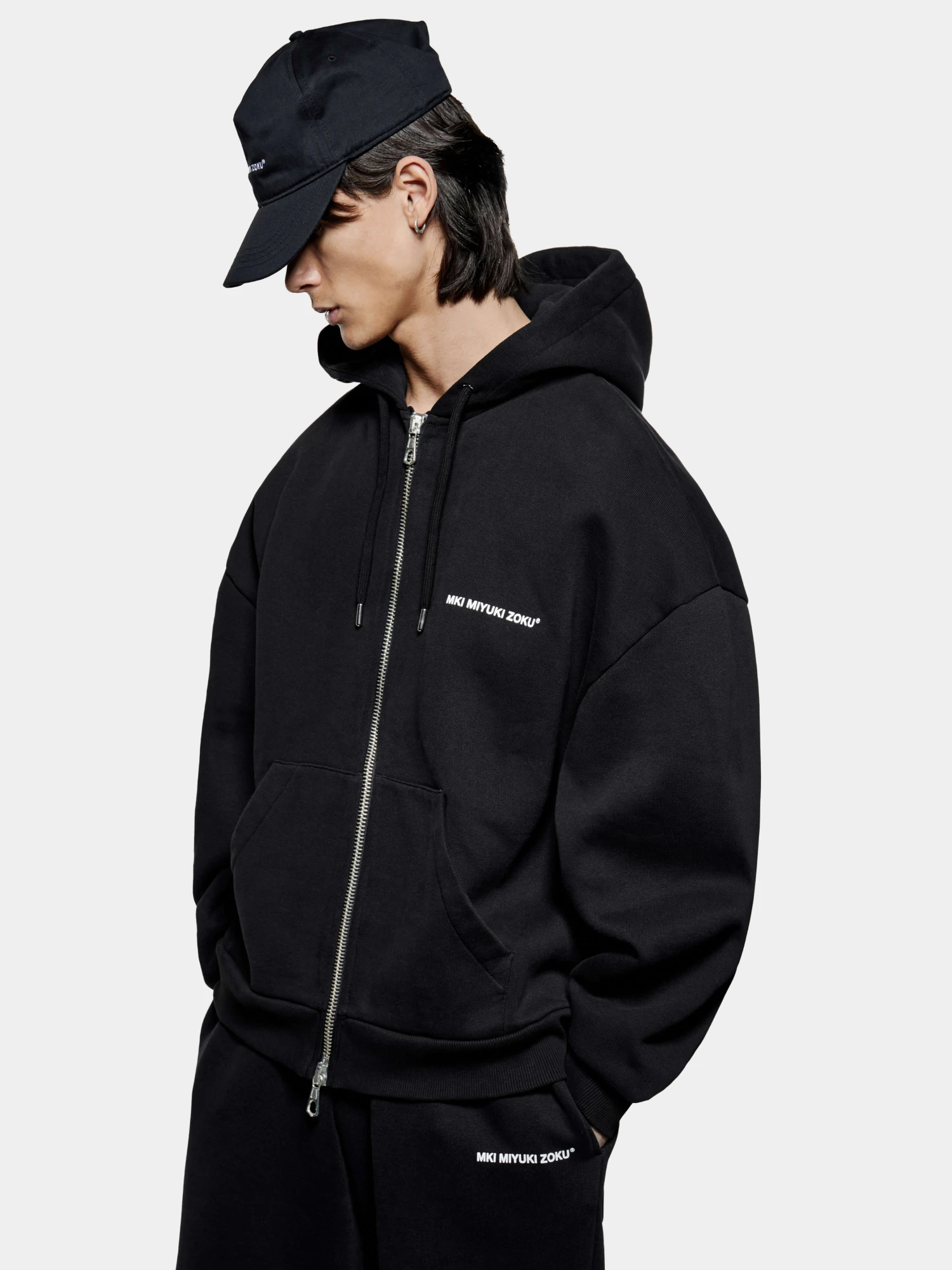 Зип-худи MKI MIYUKI ZOKU Uniform Zip Hoody Black