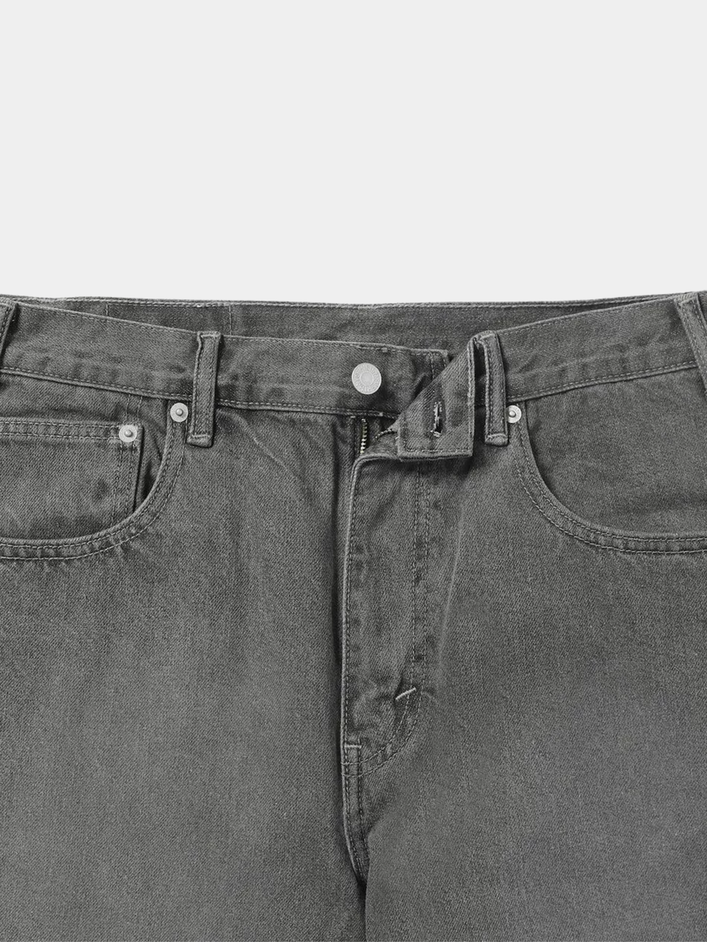 Шорты thisisneverthat Washed Denim Short Grey