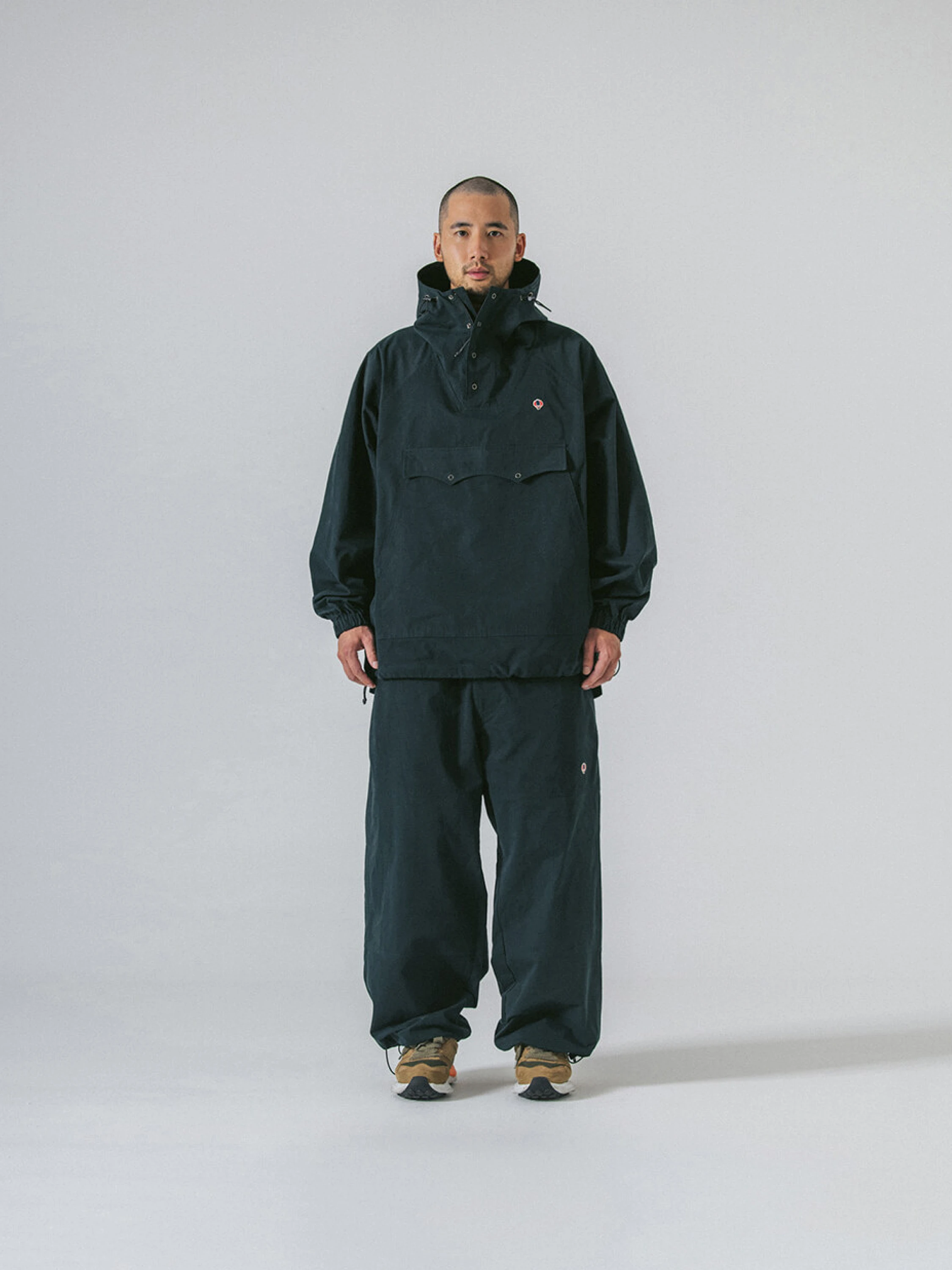Брюки ANGLAN Advance Wappen String Panel Pants Forest Green
